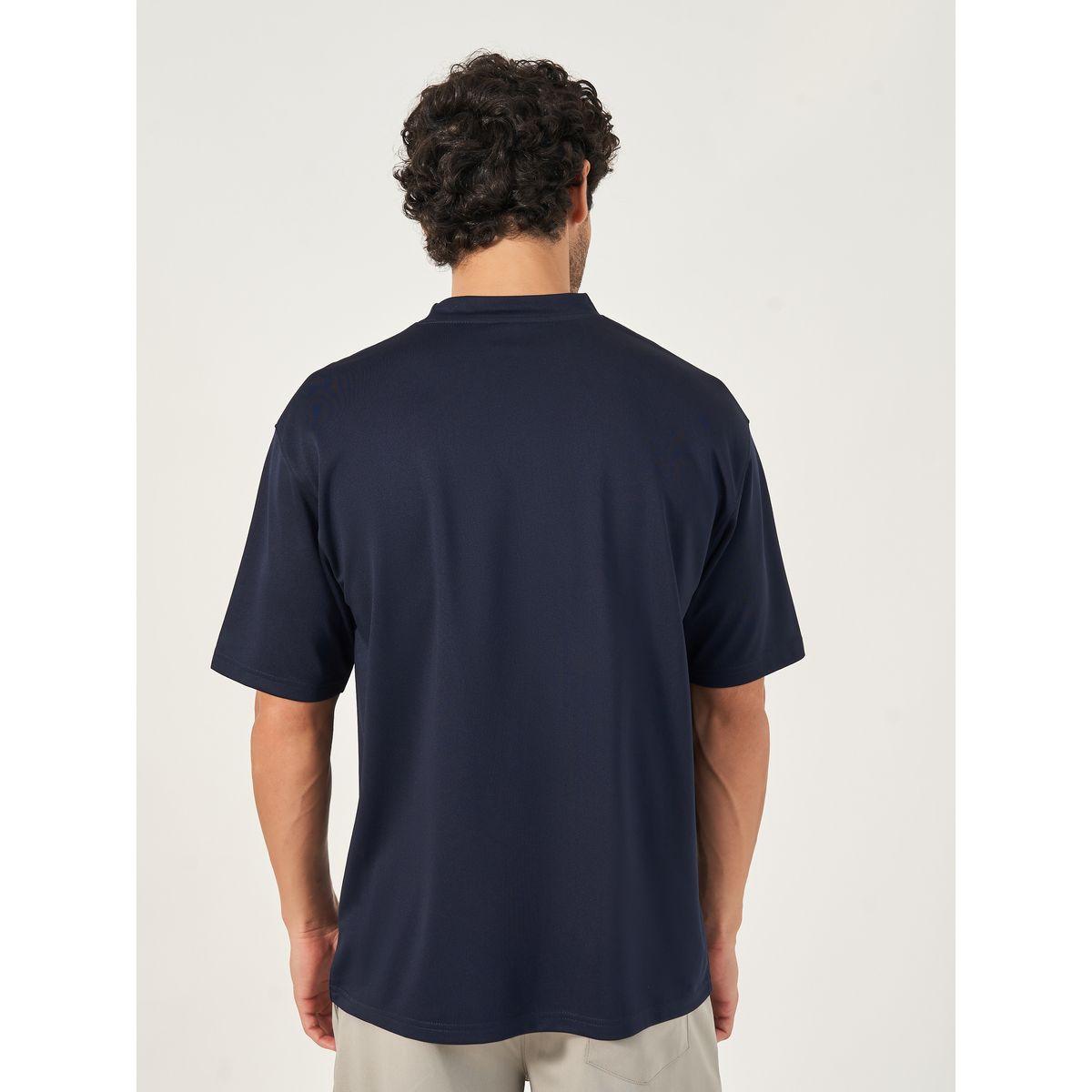 تيشيرت فضفاض محبوك بياقة دائرية-men-clothing-sportswearandactivewear-tshirtsandpolos-image-4