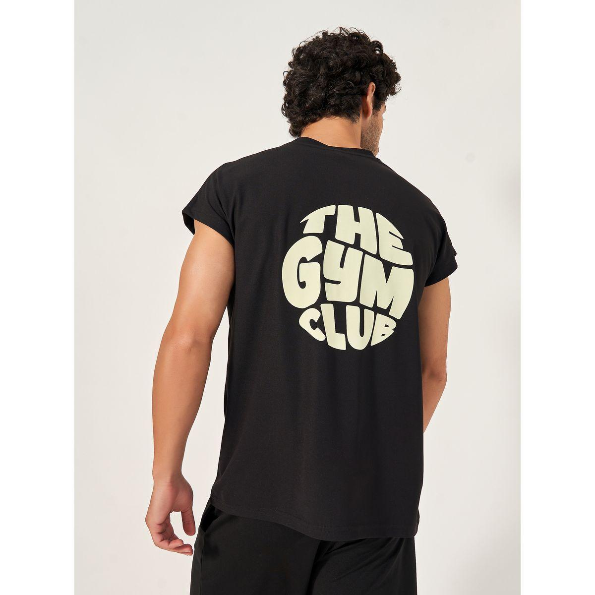 تيشيرت فضفاض بتفاصيل محبوكة وطبعة جرافيك-men-clothing-sportswearandactivewear-tshirtsandpolos-image-1