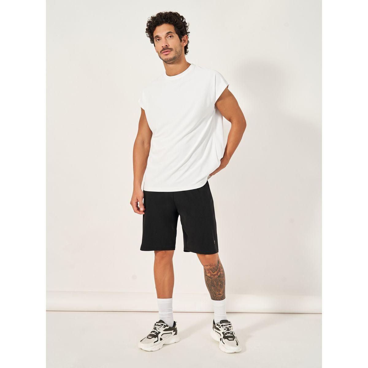 تيشيرت فضفاض محبوك بطبعة جرافيك-men-clothing-sportswearandactivewear-tshirtsandpolos-image-2