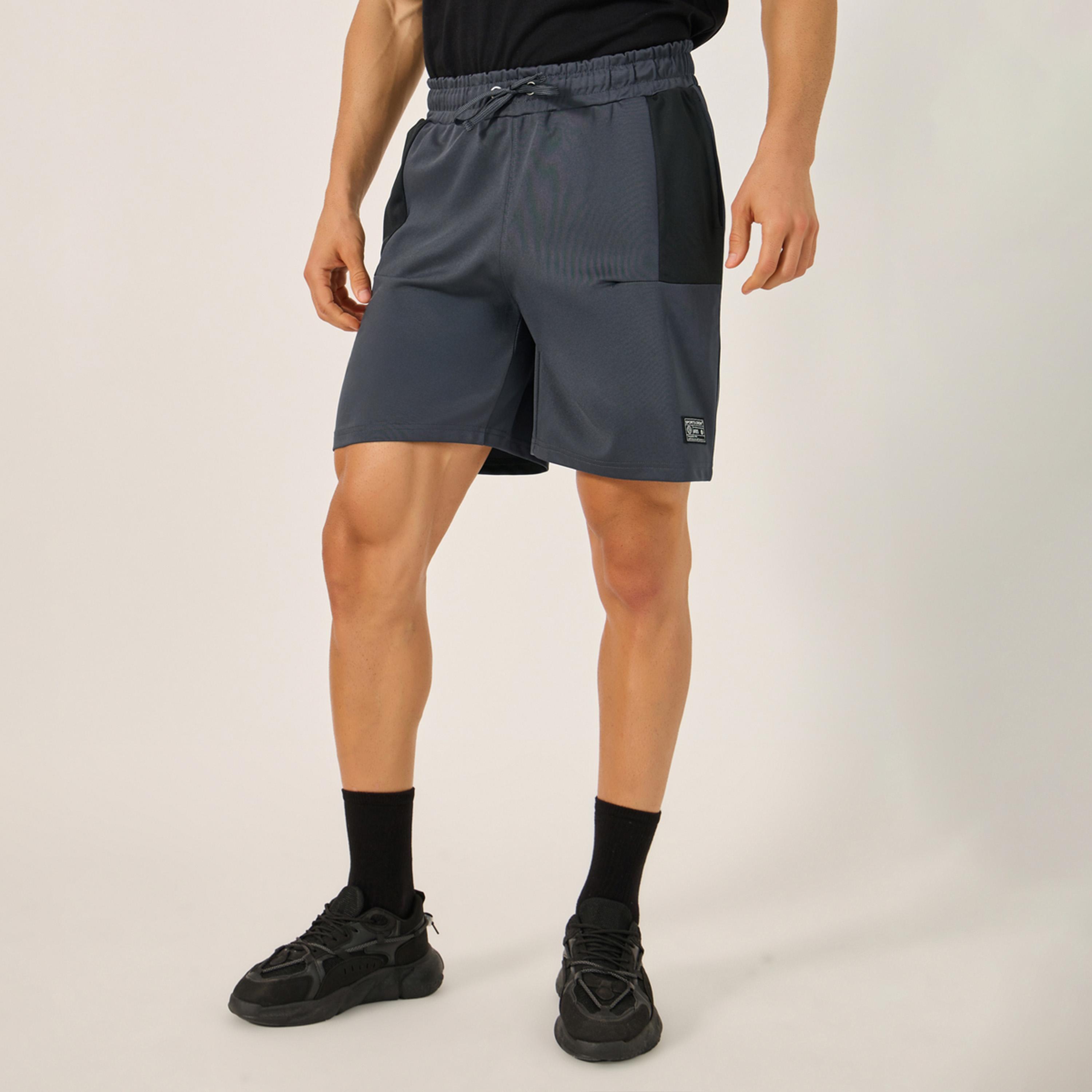Styli Color Block Regular Fit Shorts-men-clothing-sportswearandactivewear-bottoms-shorts-image-2