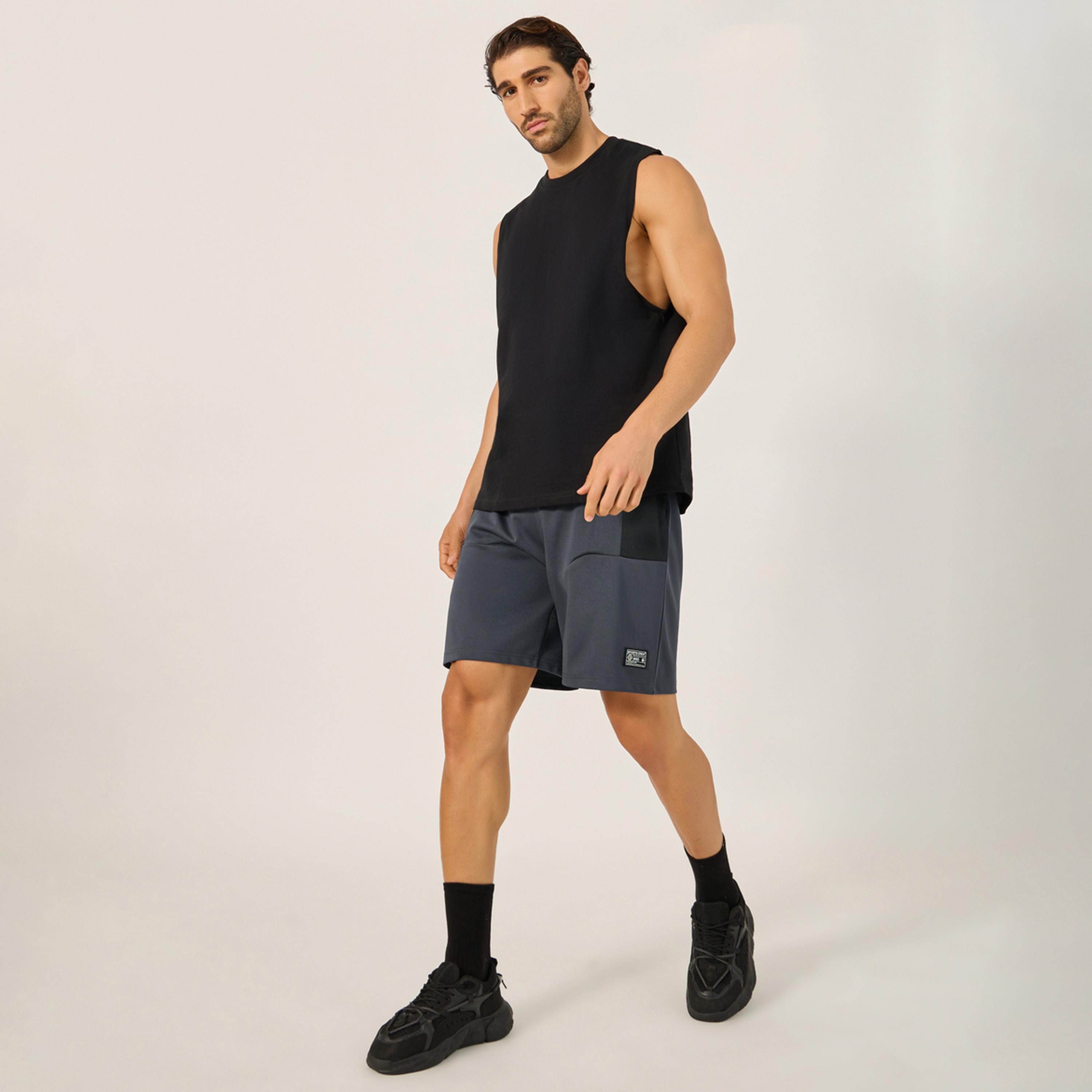 Styli Color Block Regular Fit Shorts-men-clothing-sportswearandactivewear-bottoms-shorts-image-3