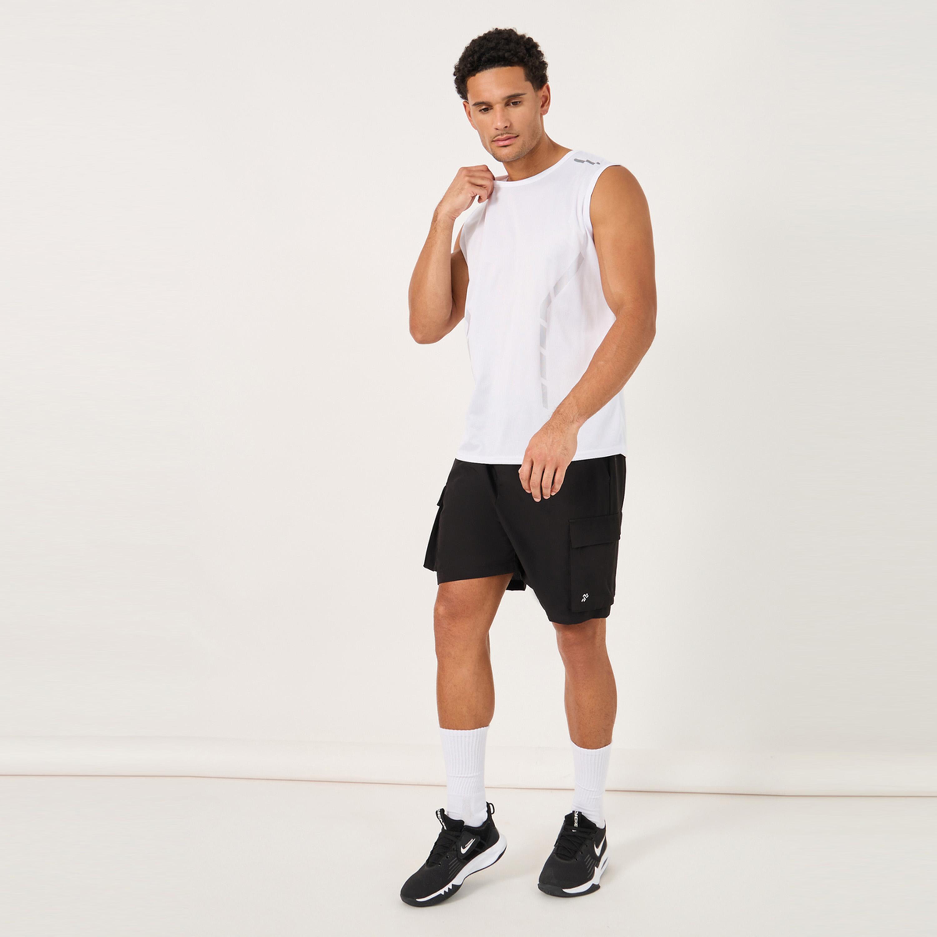 Styli Active Regular Fit Woven 7inch Cargo Athleisure Shorts-men-clothing-sportswearandactivewear-bottoms-image-2