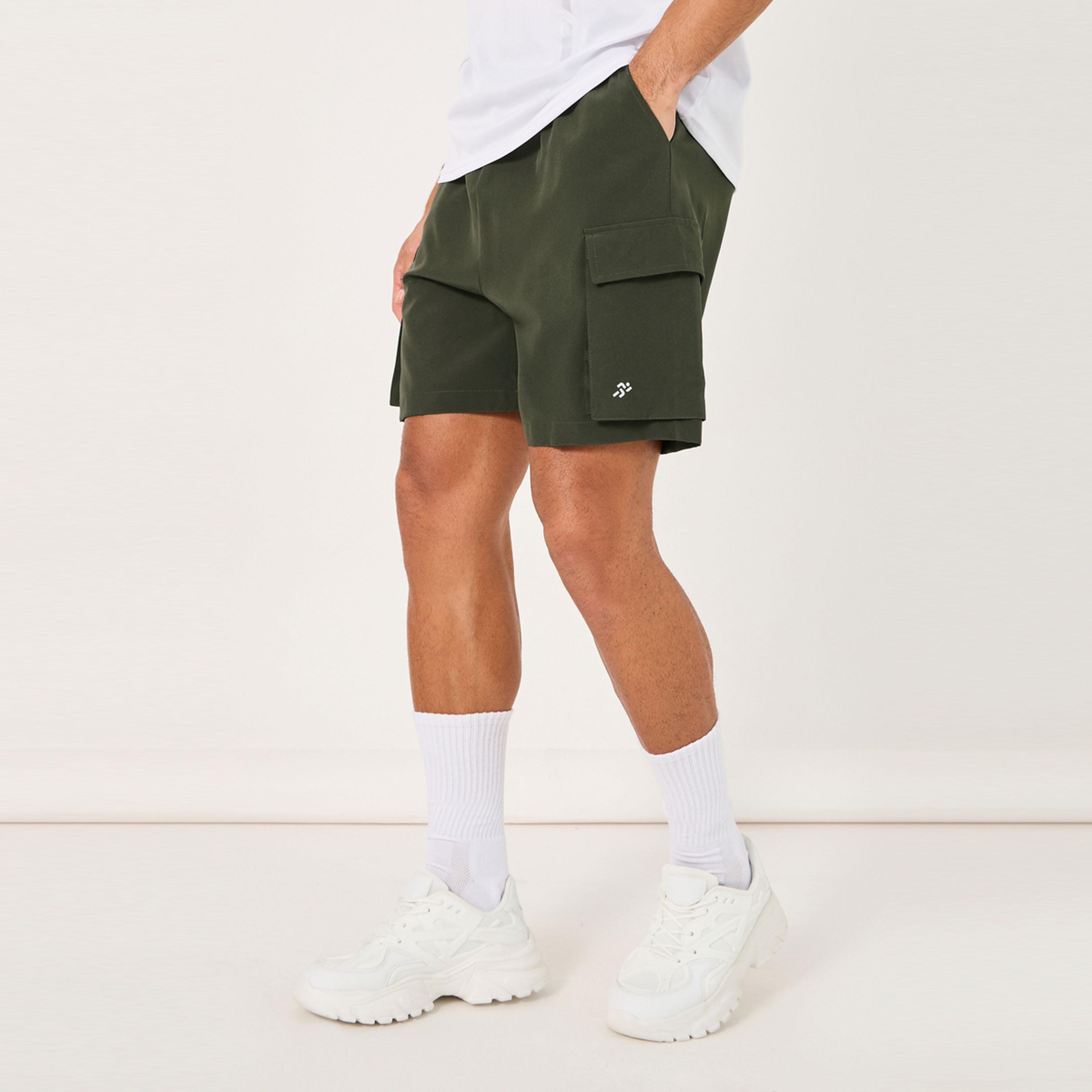 Styli Active Regular Fit Woven 7inch Cargo Athleisure Shorts-men-clothing-sportswearandactivewear-bottoms-image-5