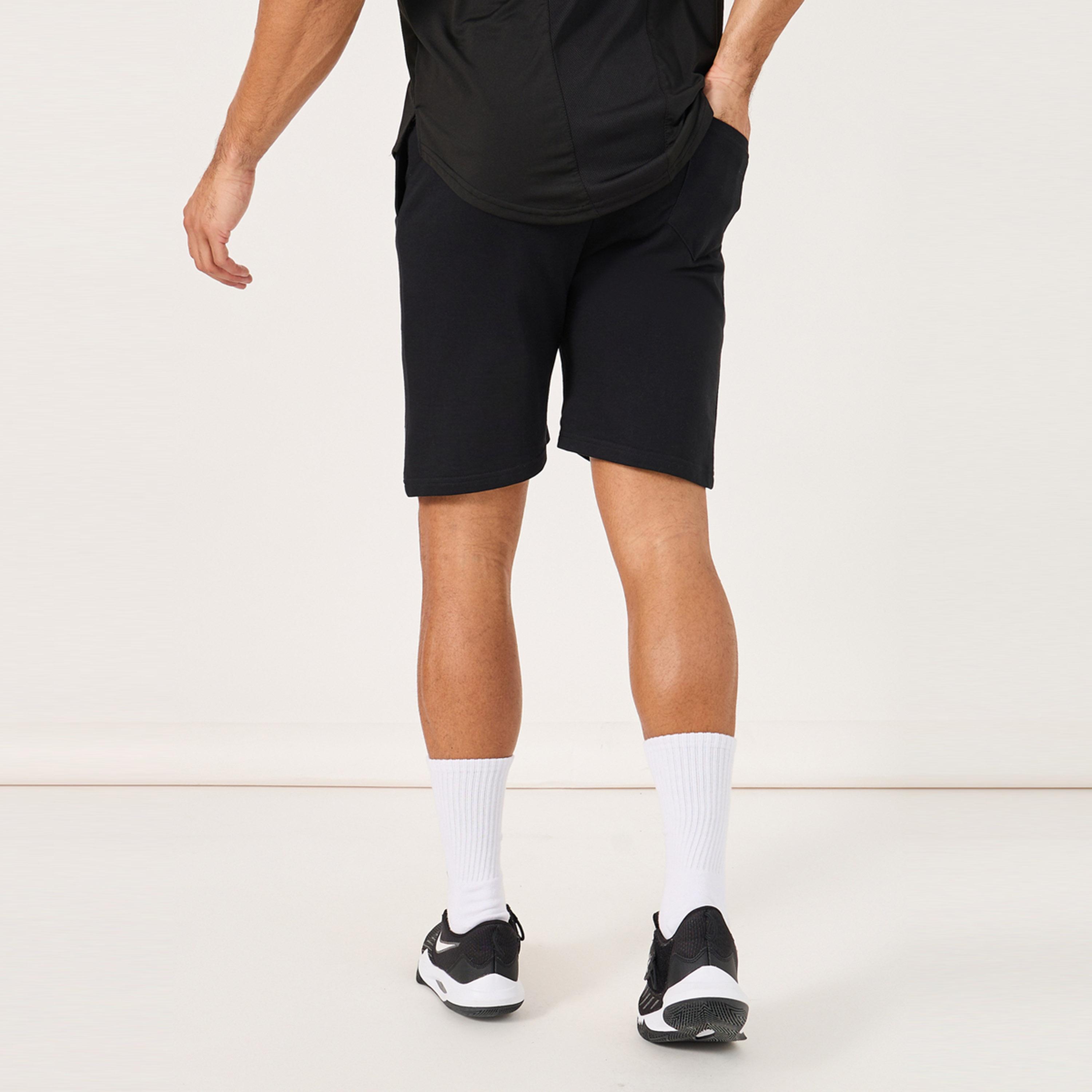 Styli Regular Fit Patch Detail Fleece Shorts-men-clothing-sportswearandactivewear-bottoms-image-4