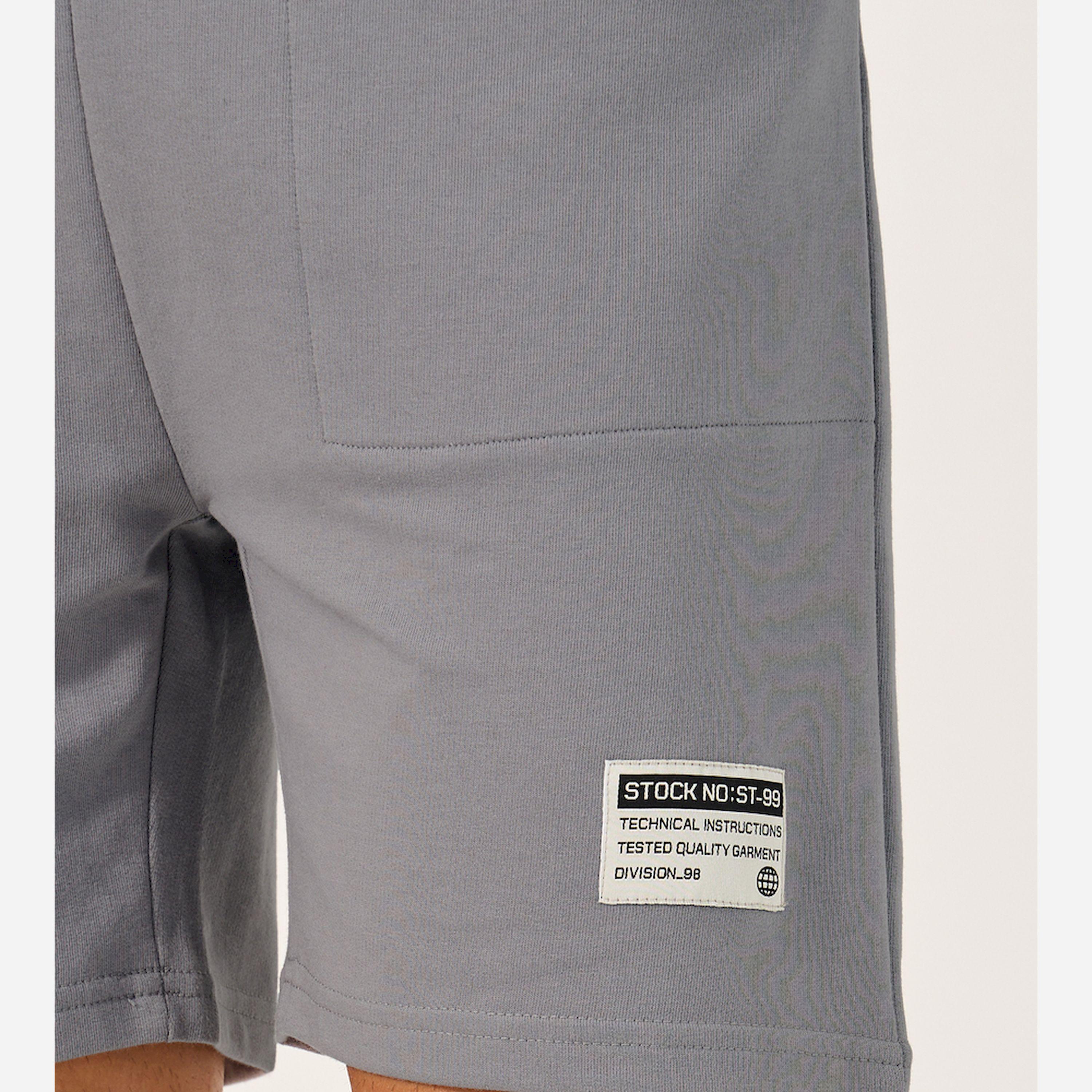 Styli Active Regular Fit Patch Work Detail Fleece Shorts-men-clothing-sportswearandactivewear-bottoms-image-3