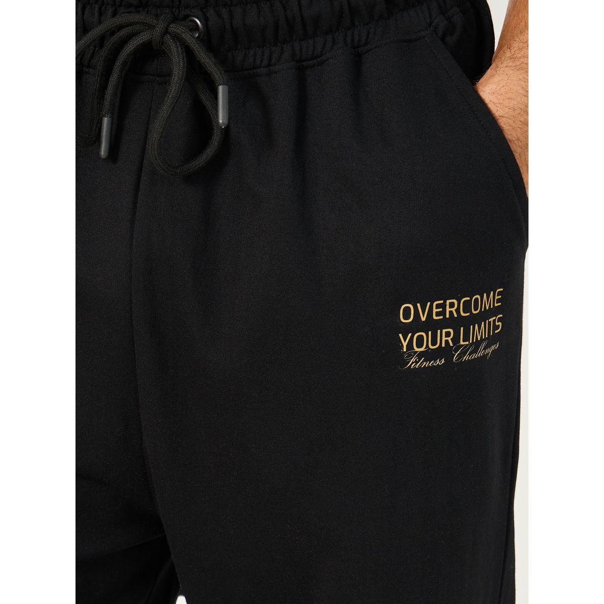 Styli Oversized T-Shirt and Slogan Print Joggers Training Set-men-clothing-sportswearandactivewear-tracksuits-image-6