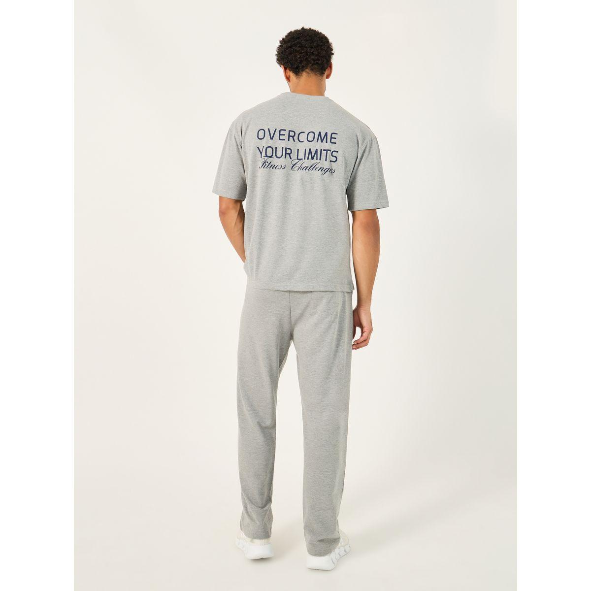 Styli Oversized T-Shirt and Slogan Print Joggers Training Set-men-clothing-sportswearandactivewear-tracksuits-image-6