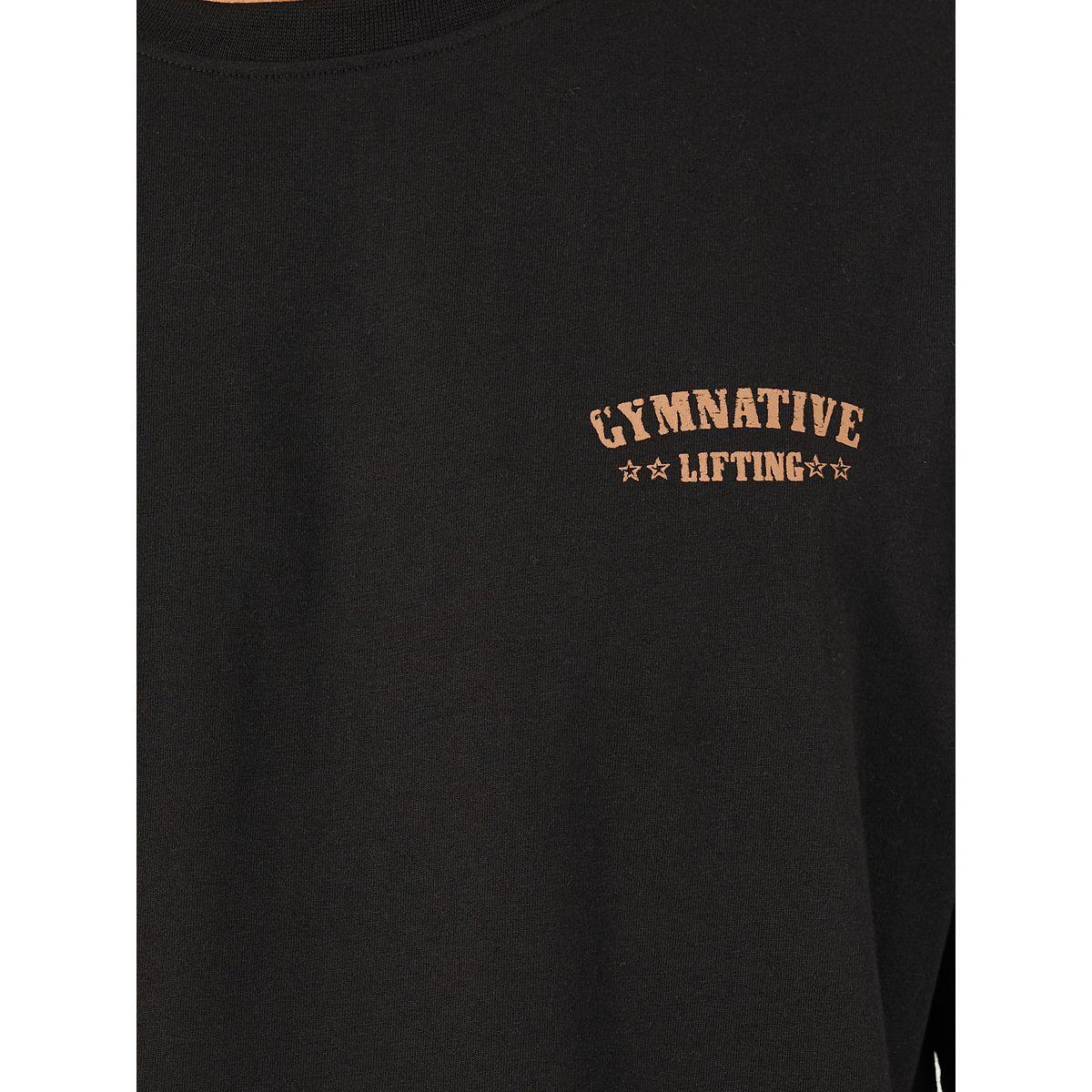 تيشيرت فضفاض بياقة دائرية وطبعة كتابة-men-clothing-sportswearandactivewear-tshirtsandpolos-image-4