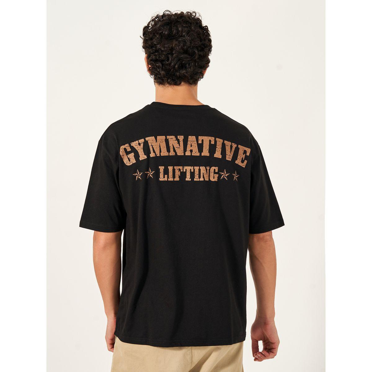 Styli Active Oversized Slogan Print Round Neck T-Shirt-men-clothing-sportswearandactivewear-tshirtsandpolos-image-5
