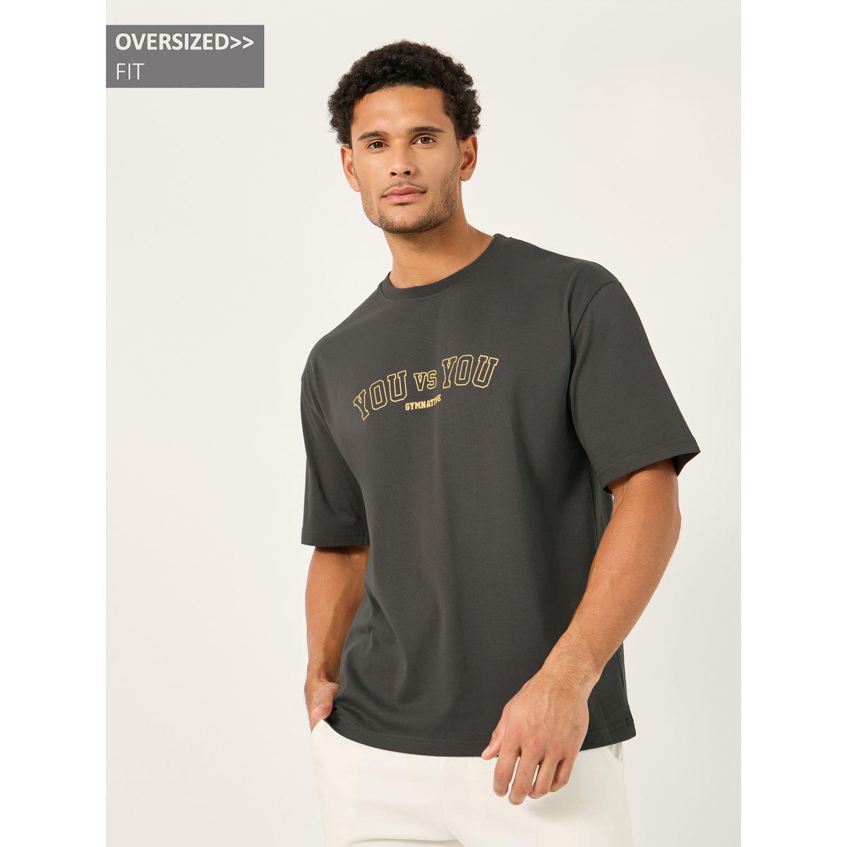 Styli Oversized Varsity Slogan Print Training T-Shirt-men-clothing-sportswearandactivewear-tshirtsandpolos-image-1