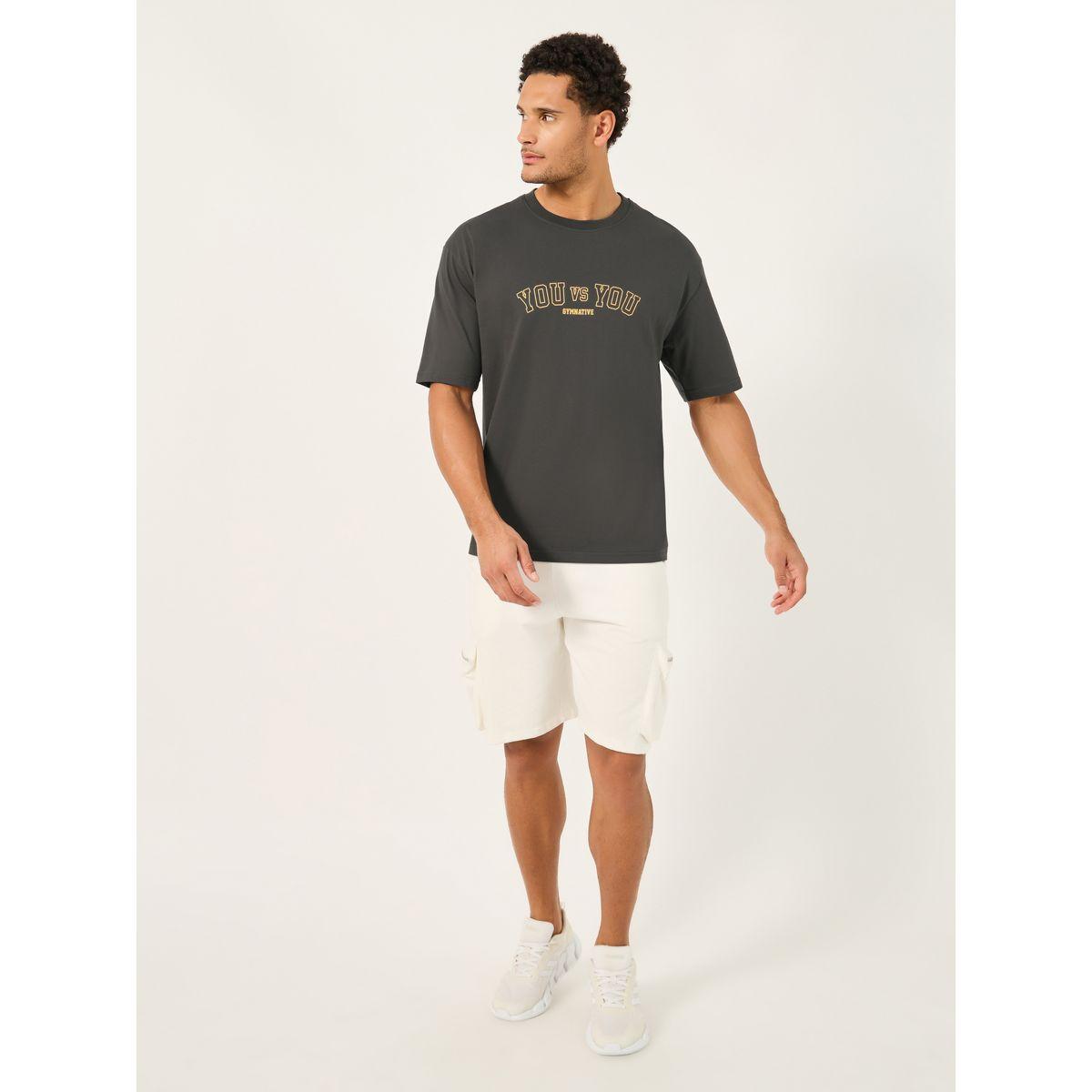 Styli Oversized Varsity Slogan Print Training T-Shirt-men-clothing-sportswearandactivewear-tshirtsandpolos-image-2