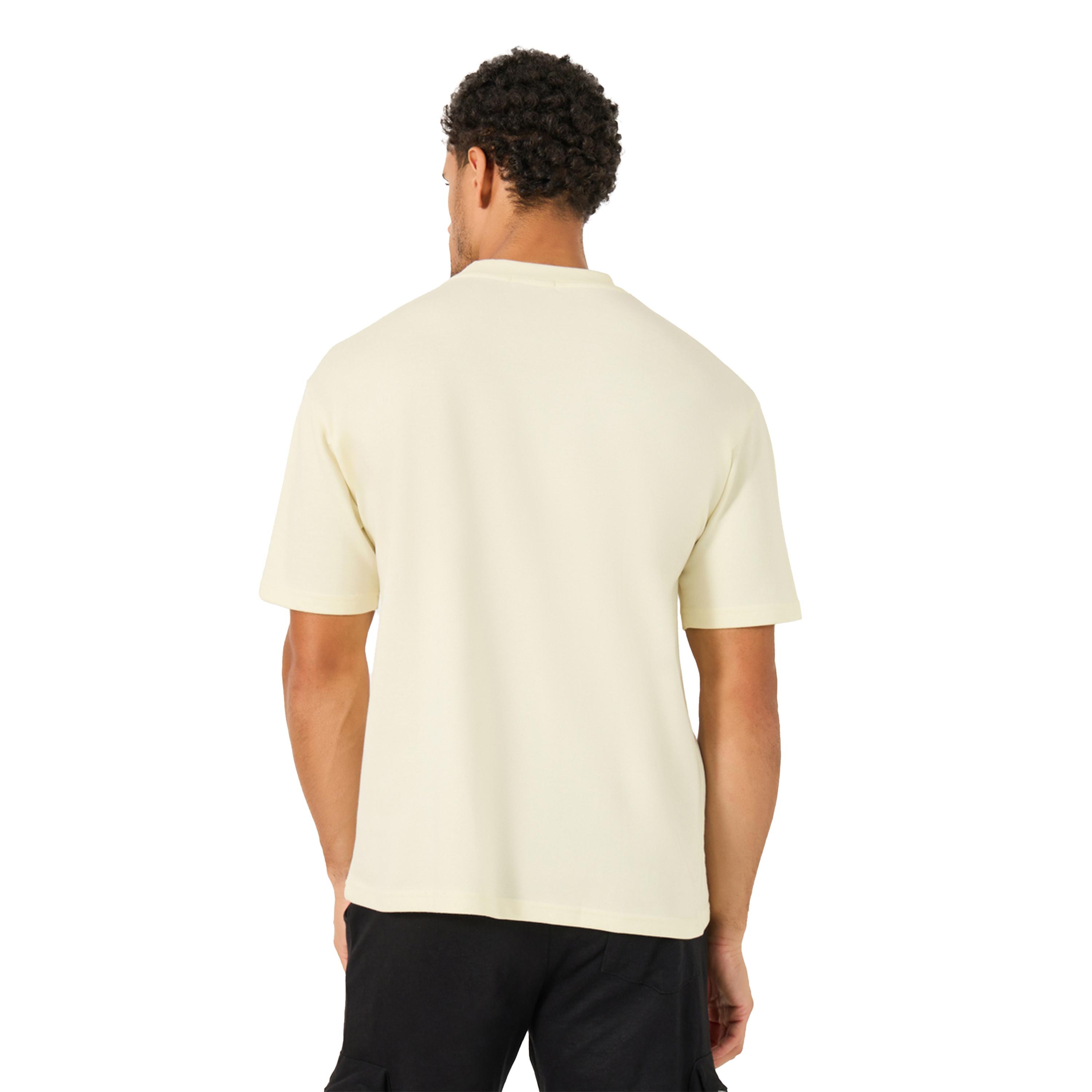 ستايلي -  تي شيرت سادة مقاس كبيرمن قماش تيري برقبة دائرية-men-clothing-sportswearandactivewear-tshirtsandpolos-image-4