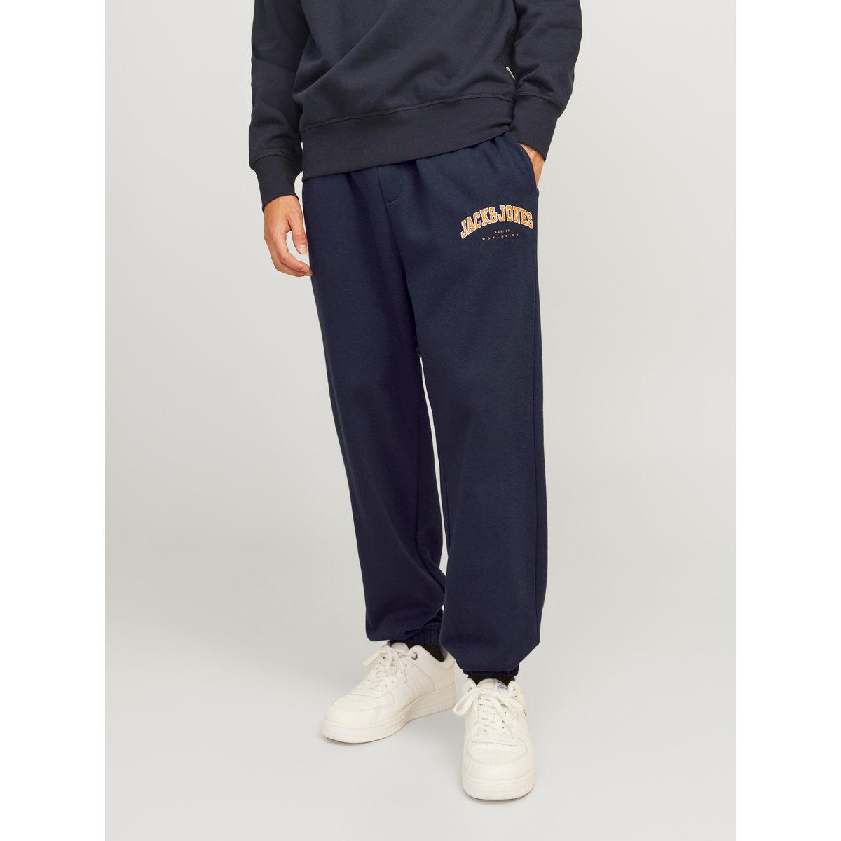 جوغر بقصة مريحة مع حواف مكبلة-men-clothing-bottoms-joggers-image-1