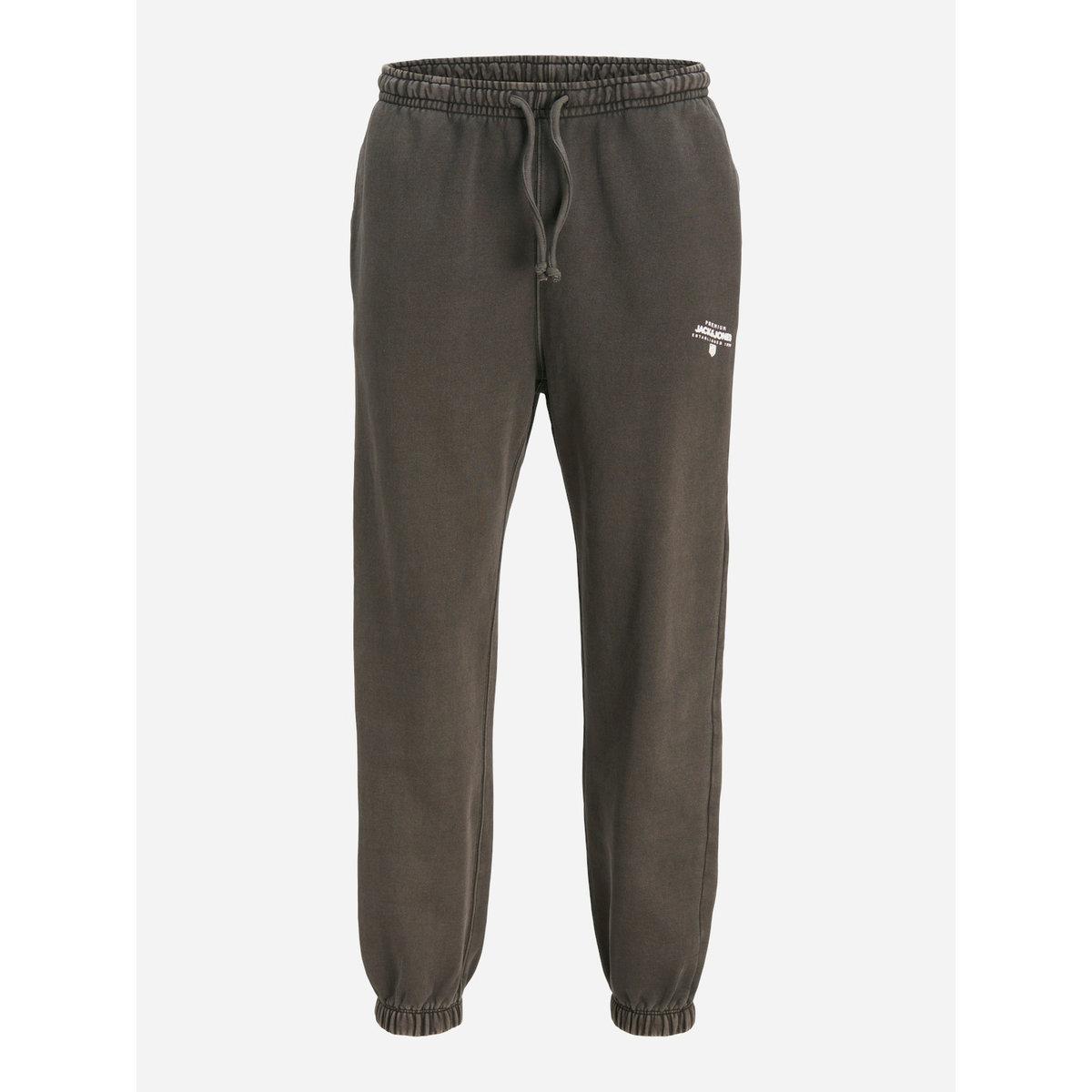 Jack & Jones Logo Detail Elastic Cuffed Joggers-men-clothing-bottoms-joggers-image-1