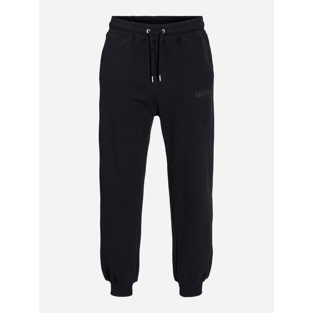 Jack & Jones Mono Logo Detail Cuffed Joggers with Drawstring-men-clothing-bottoms-joggers-image-1