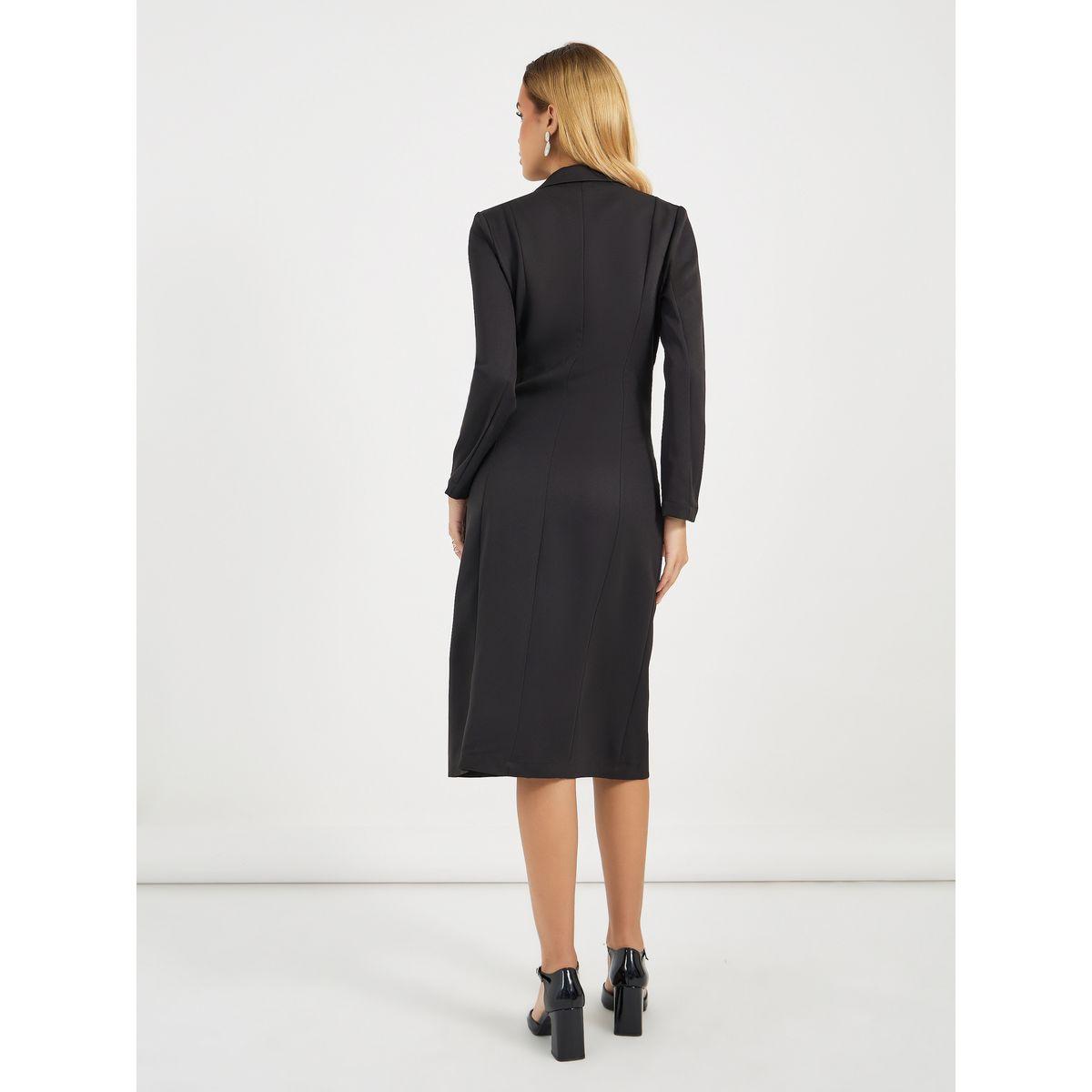 Styli Sequined Notch Collar Blazer Midi Dress-women-clothing-dresses-image-5