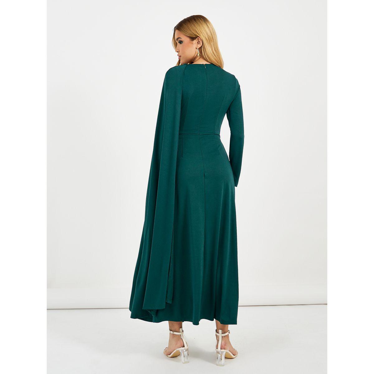 Styli Drape Cape Sleeve A-Line Maxi Dress-women-clothing-dresses-image-6