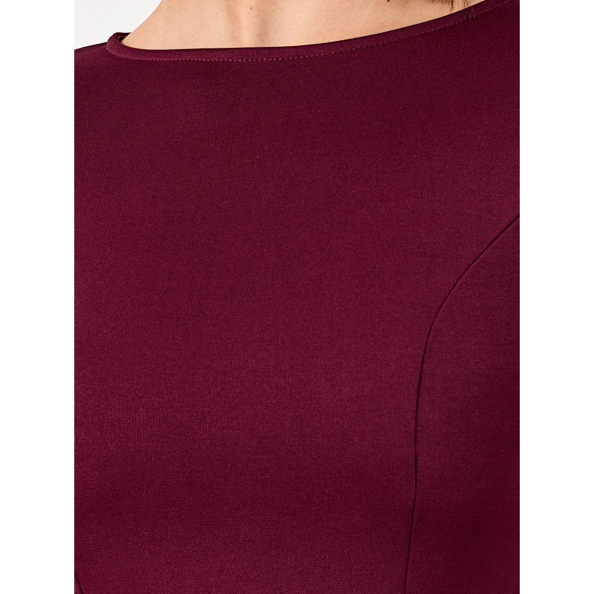 فستان طويل بحافة غير متماثلة الطول وأكمام جرس-women-clothing-dresses-image-3