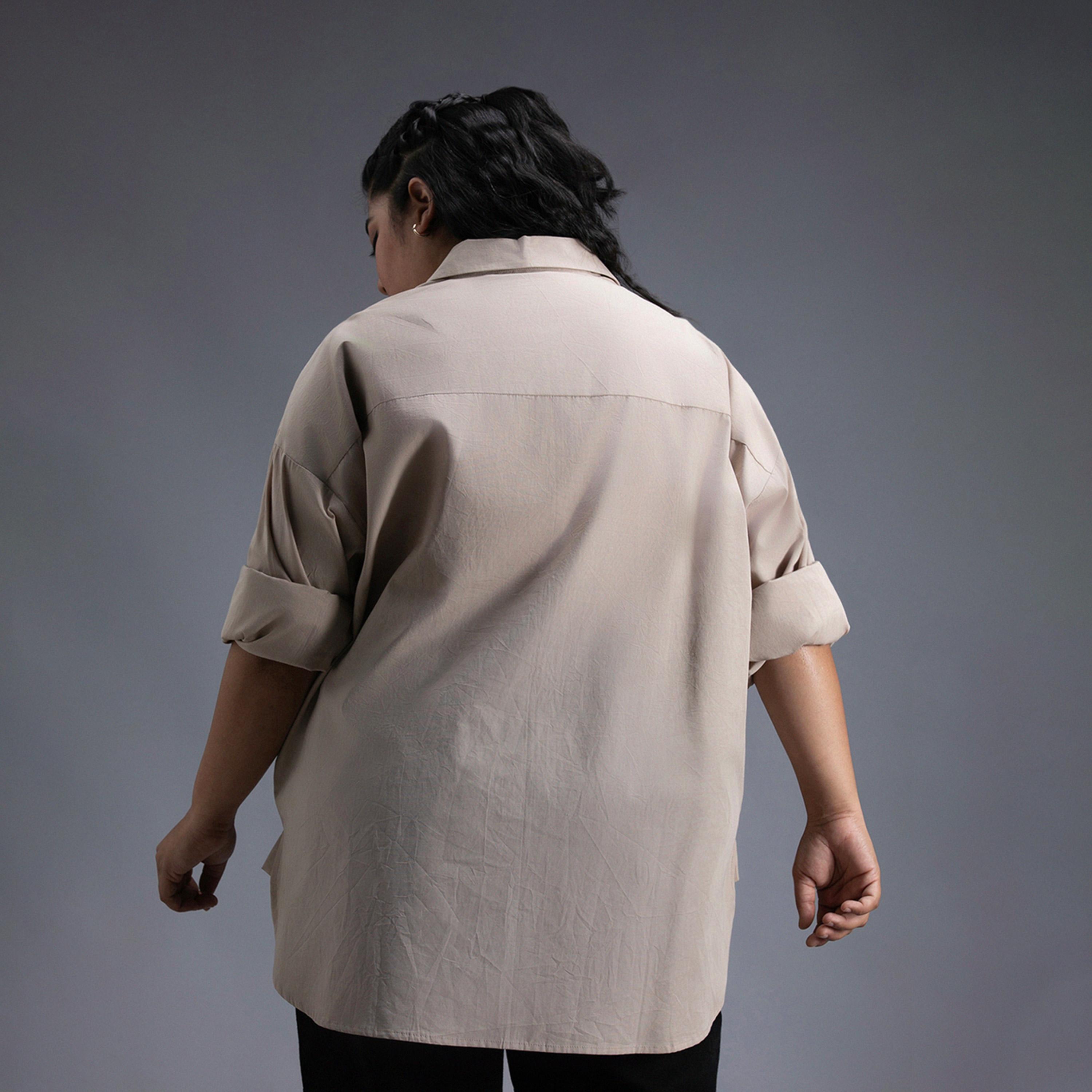 High Star X Styli Plus Size Classic Oversized Casual Shirt-women-clothing-shirtsandblouses-shirts-image-3