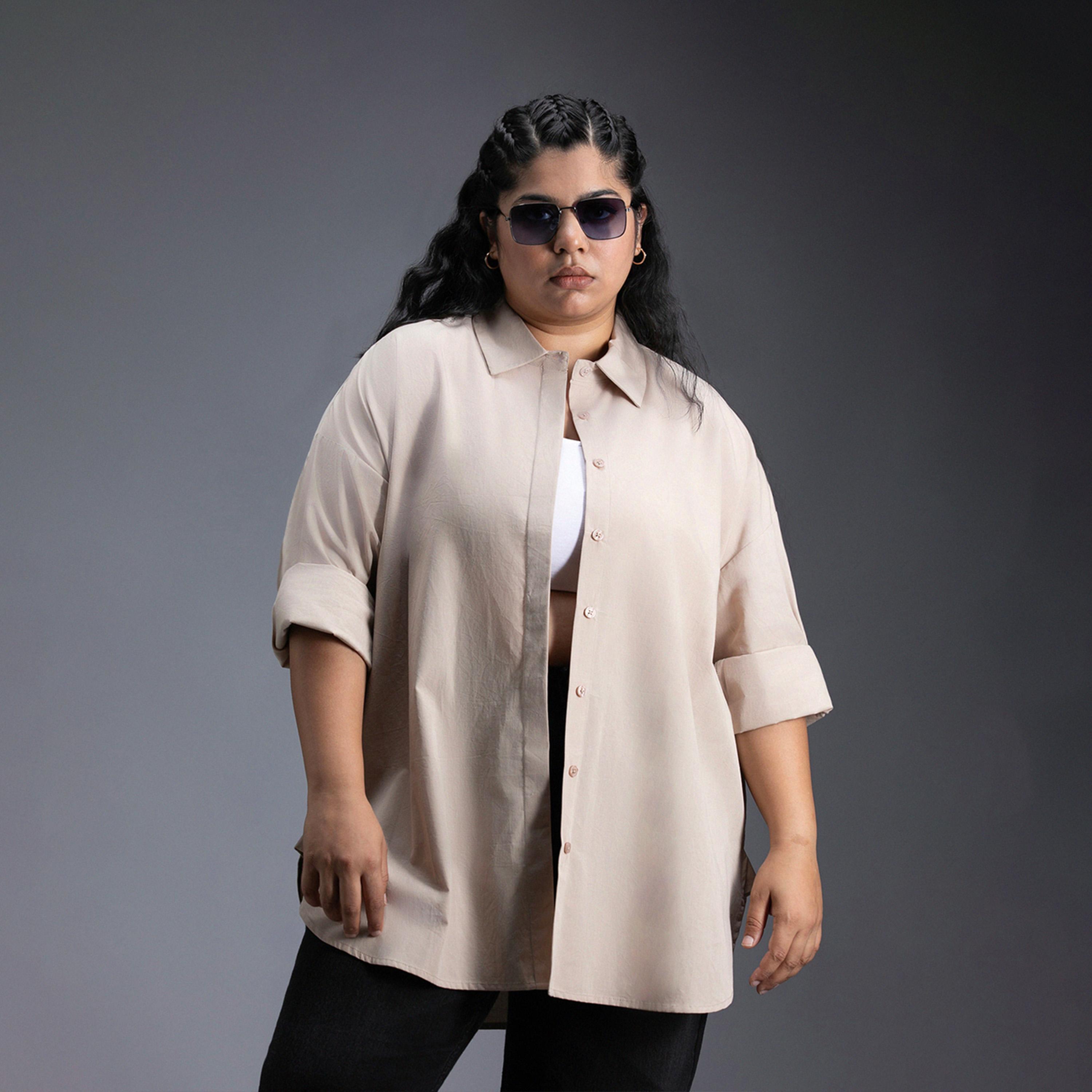 High Star X Styli Plus Size Classic Oversized Casual Shirt-women-clothing-shirtsandblouses-shirts-image-5
