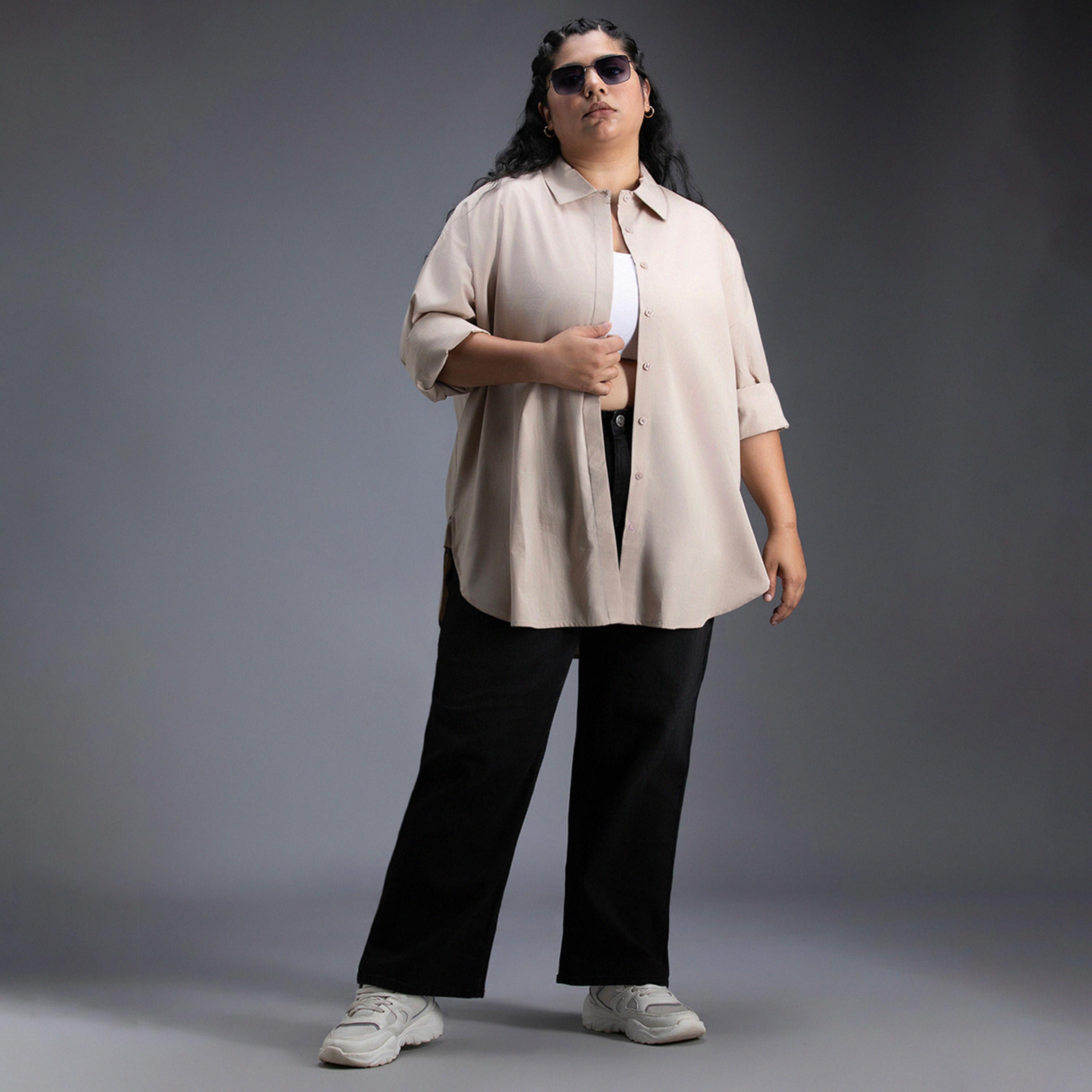 High Star X Styli Plus Size Classic Oversized Casual Shirt-women-clothing-shirtsandblouses-shirts-image-7