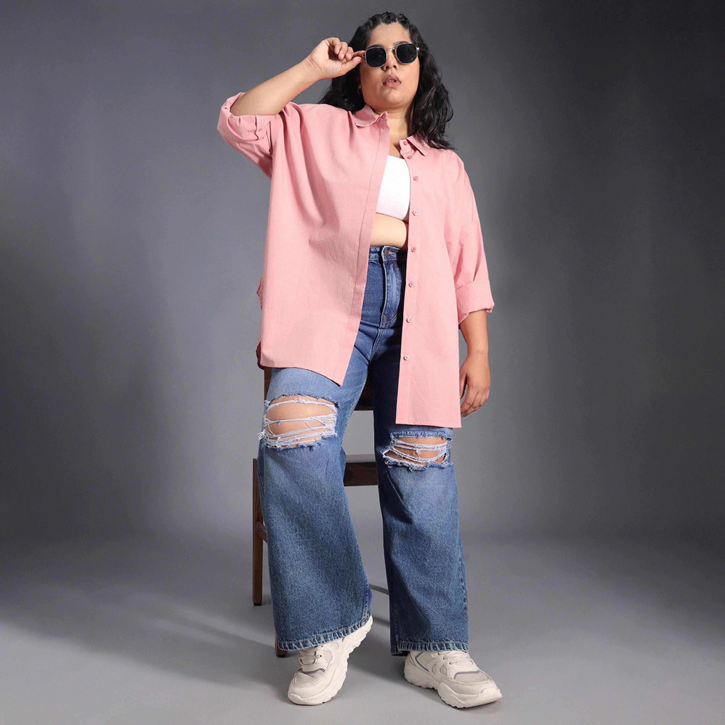High Star X Styli Plus Size Classic Oversized Casual Shirt-women-clothing-shirtsandblouses-shirts-image-6