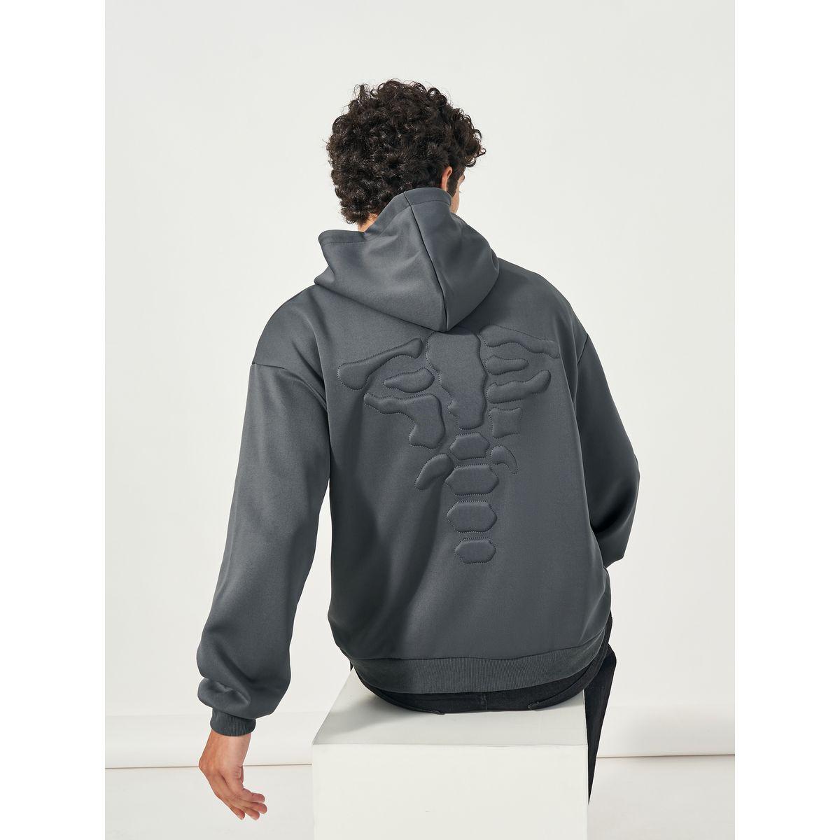 Styli Premium Boxy Scuba Hoodie with Back Quilting-men-winterwear-hoodiesandsweatshirts-image-1