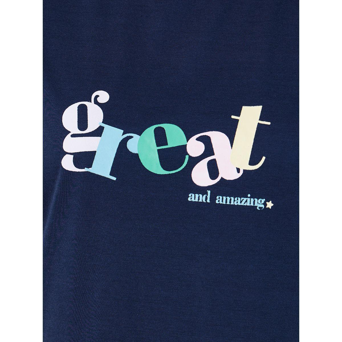 Styli Unwind Slogan Print Ruffle Hem Maxi Sleep Dress-women-clothing-nightwear-nighties-image-3