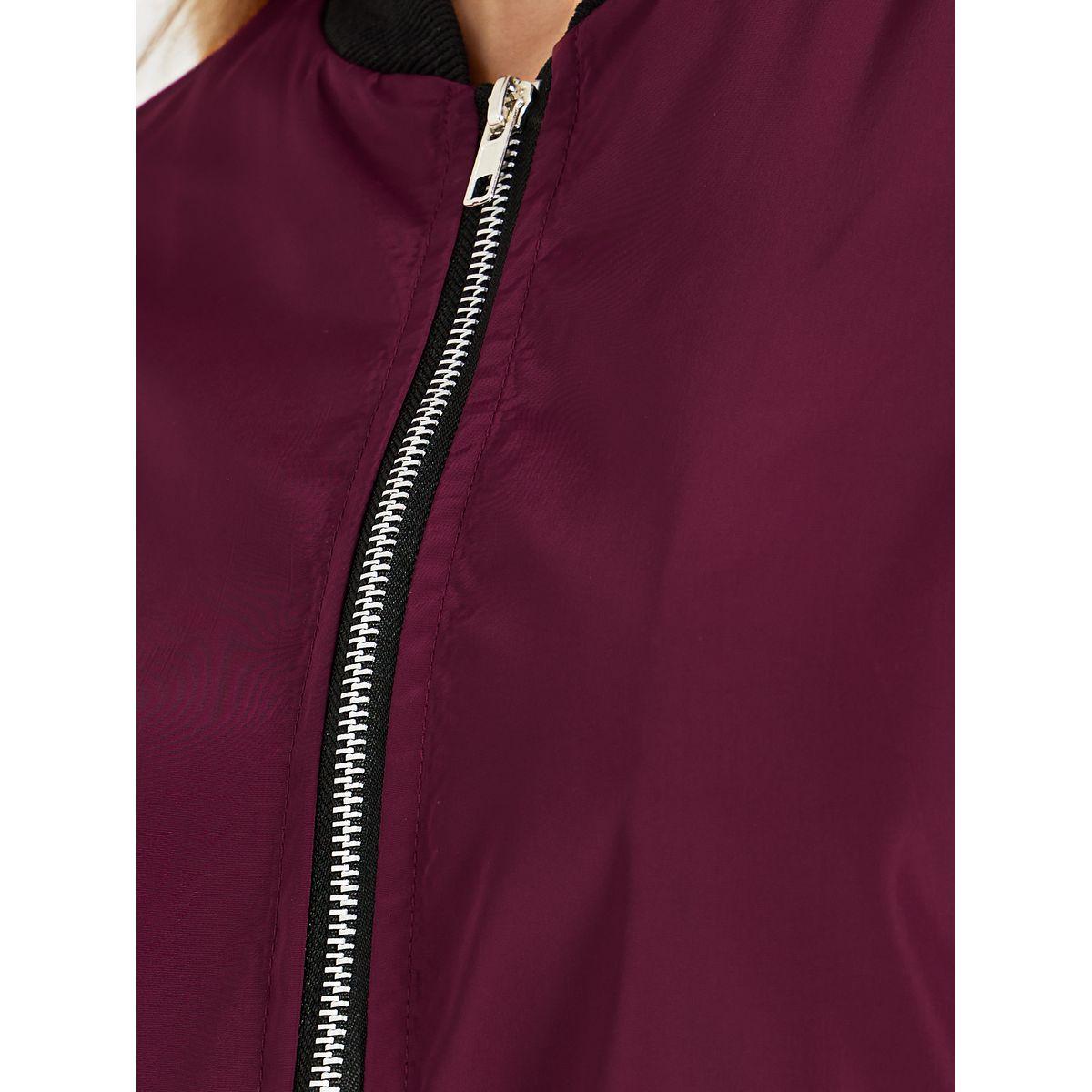 جاكيت بومبر بقصة عادية وسحَّاب غلق-women-winterwear-coatsandjackets-jackets-image-5