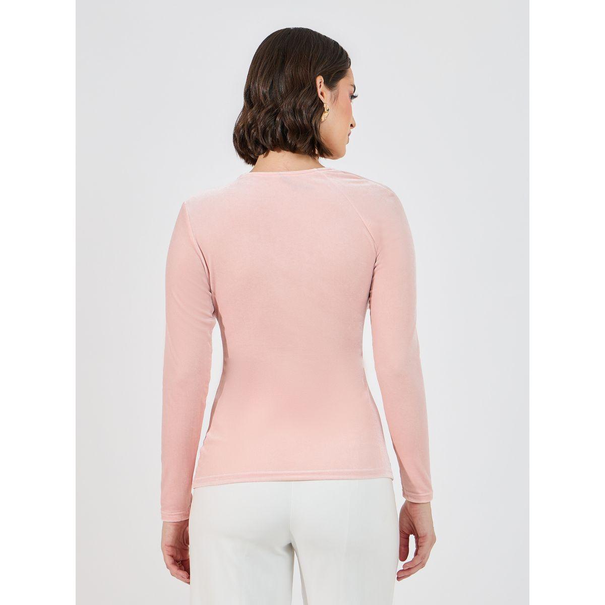 Styli Elevate Velvet Look Asymmetric Neck Top-women-clothing-shirtsandblouses-blouses-image-5