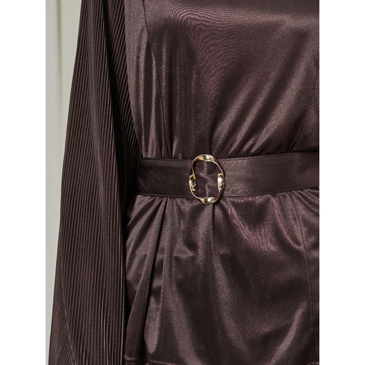 Styli Limited Plisse Flared Sleeves Belted Top-women-clothing-shirtsandblouses-blouses-image-4