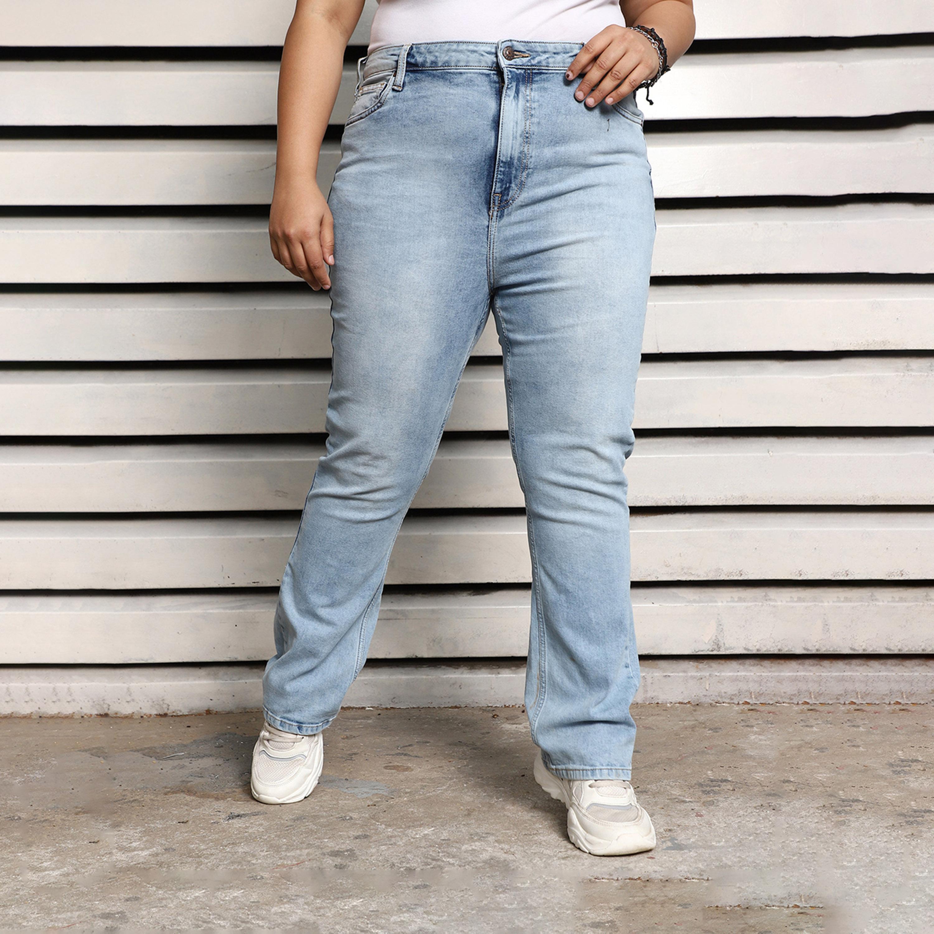 High Star X Styli Plus Size Slim Fit High Rise Faded Jeans-women-clothing-bottoms-jeans-image-2