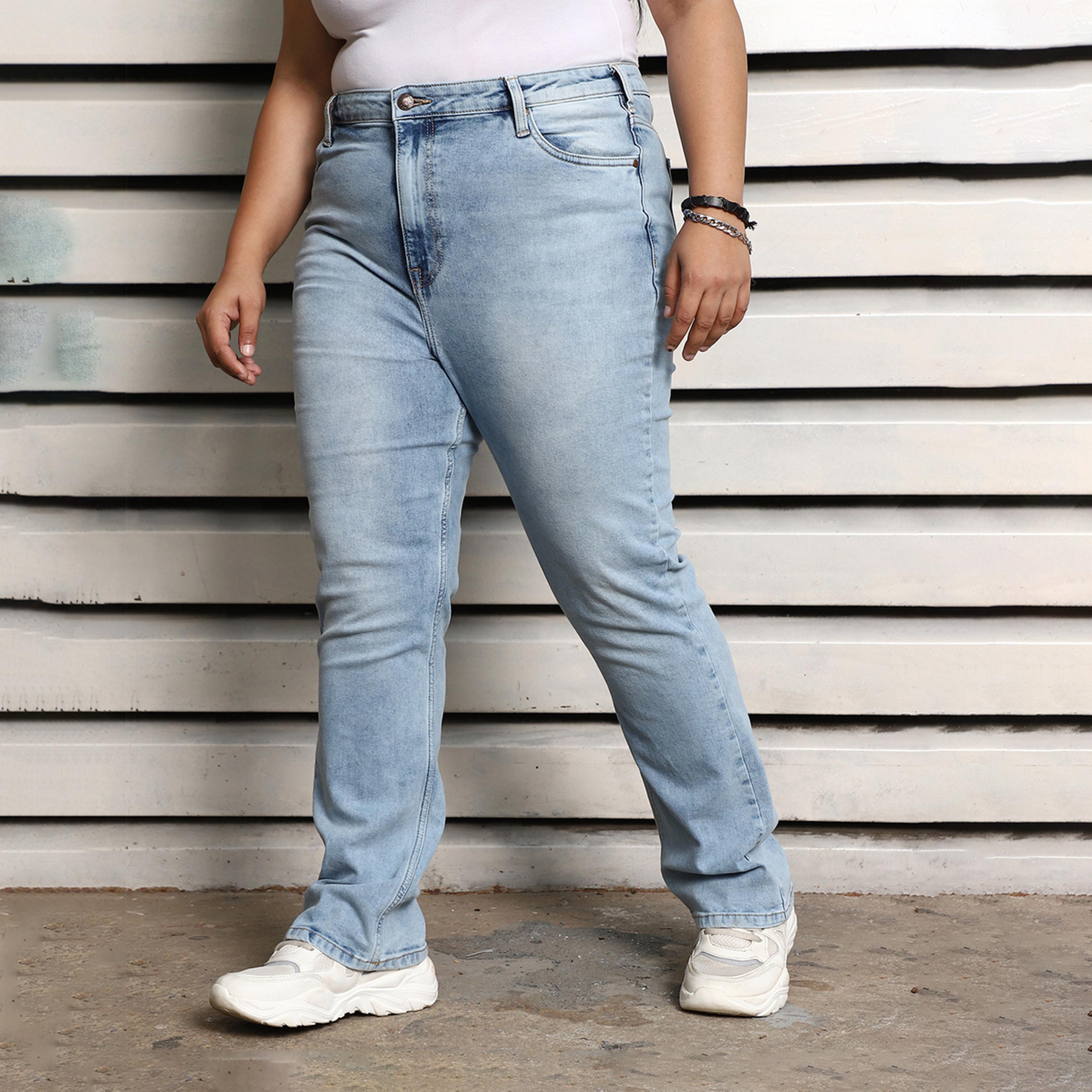 High Star X Styli Plus Size Slim Fit High Rise Faded Jeans-women-clothing-bottoms-jeans-image-3