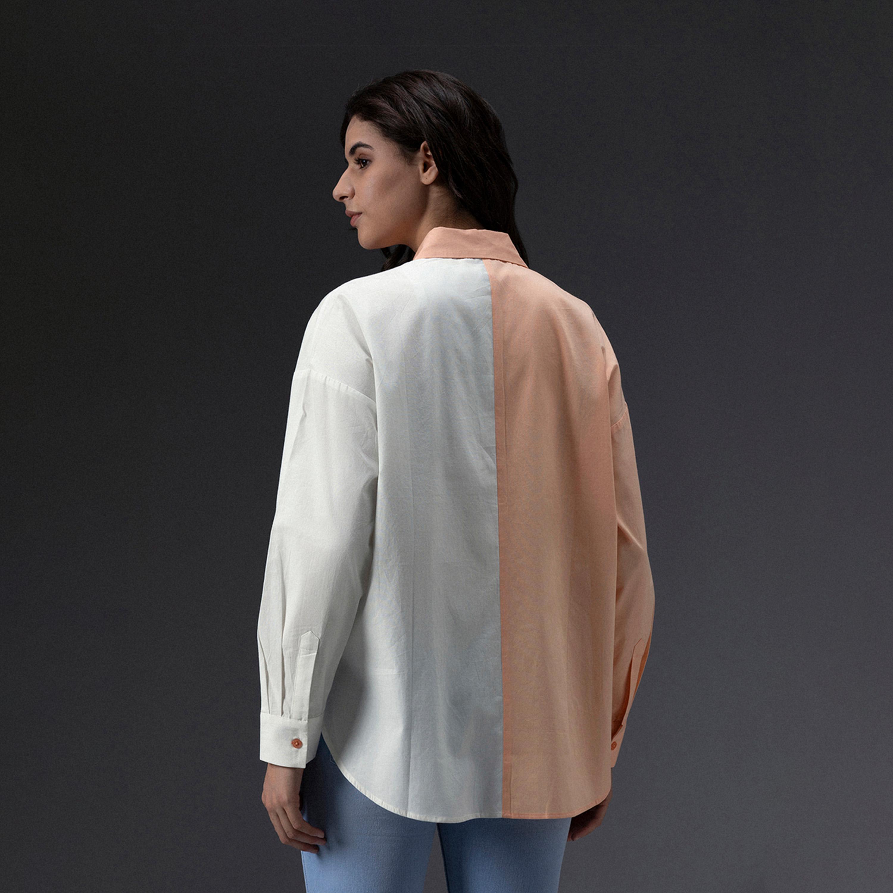 High Star X Styli Color Block Oversized Shirt-women-clothing-shirtsandblouses-shirts-image-3