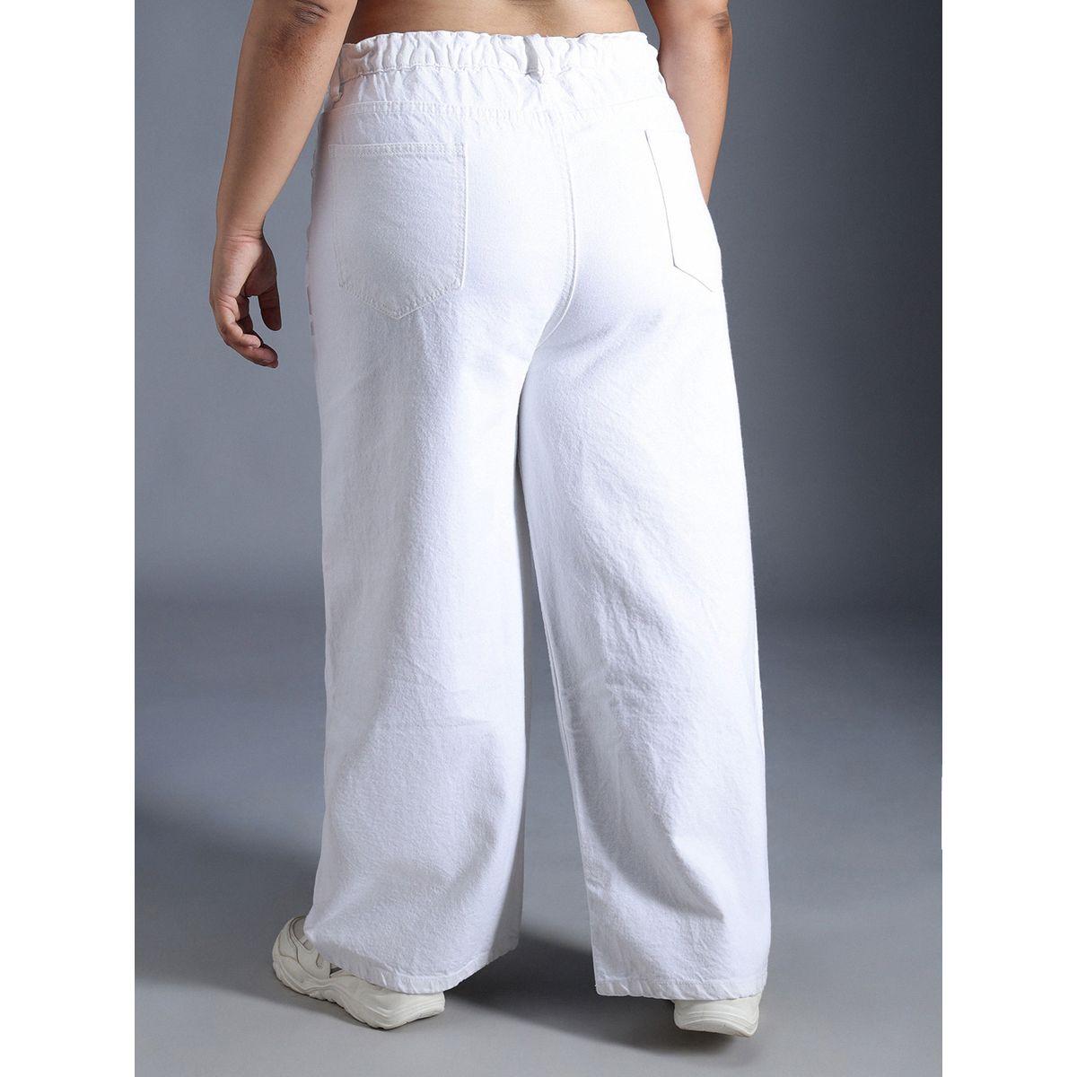 High Star X Styli  Plus Size Relaxed Fit Pure Cotton High Rise Jeans-women-clothing-bottoms-jeans-image-3