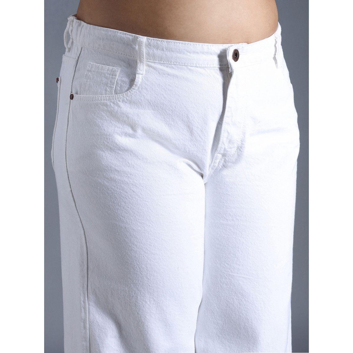 جينز بمقاس كبير وقصة مريحة مع خصر عالي هاي ستار × ستايلي-women-clothing-bottoms-jeans-image-4