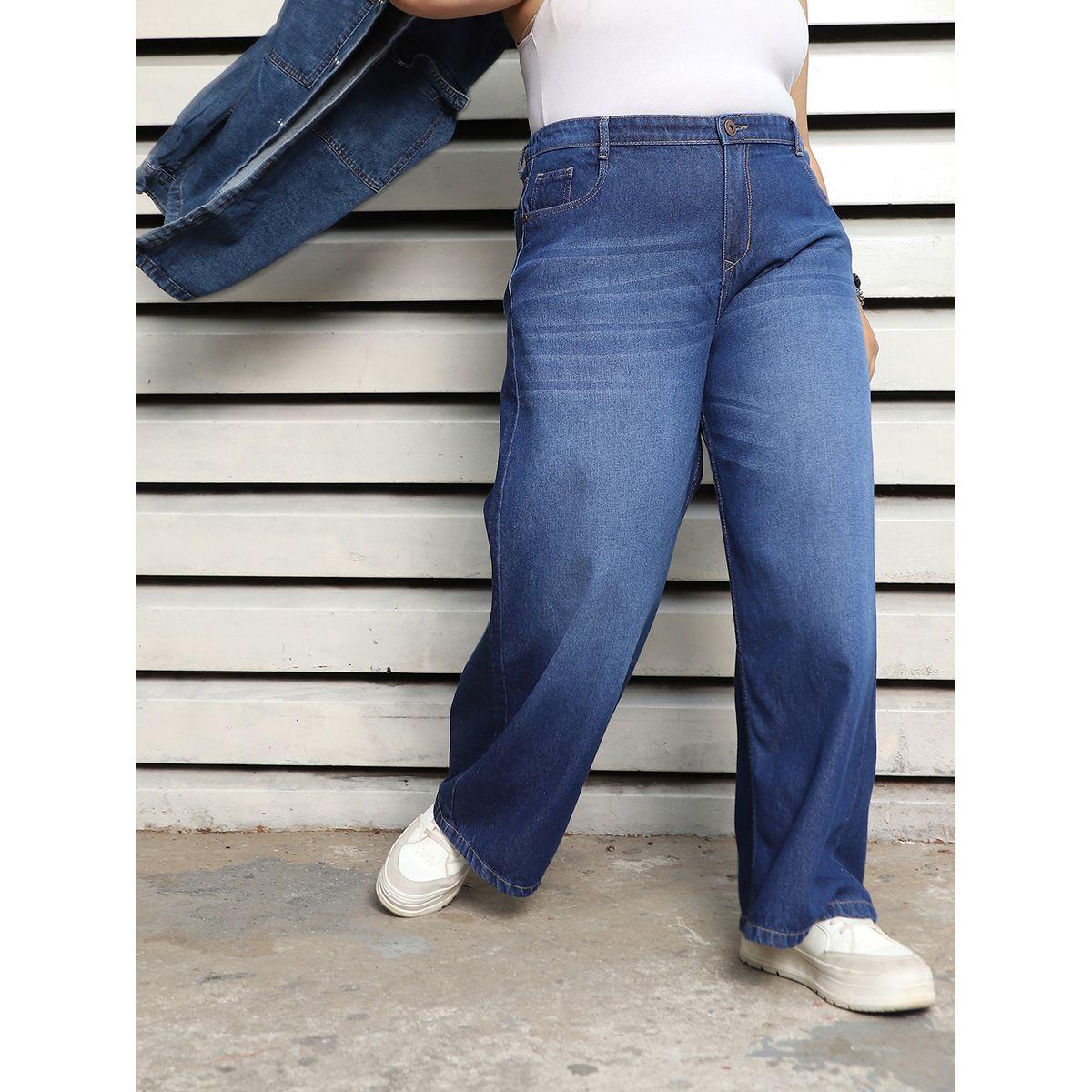 High Star X Styli  Plus Size Wide Leg High Rise Jeans-women-clothing-bottoms-jeans-image-1