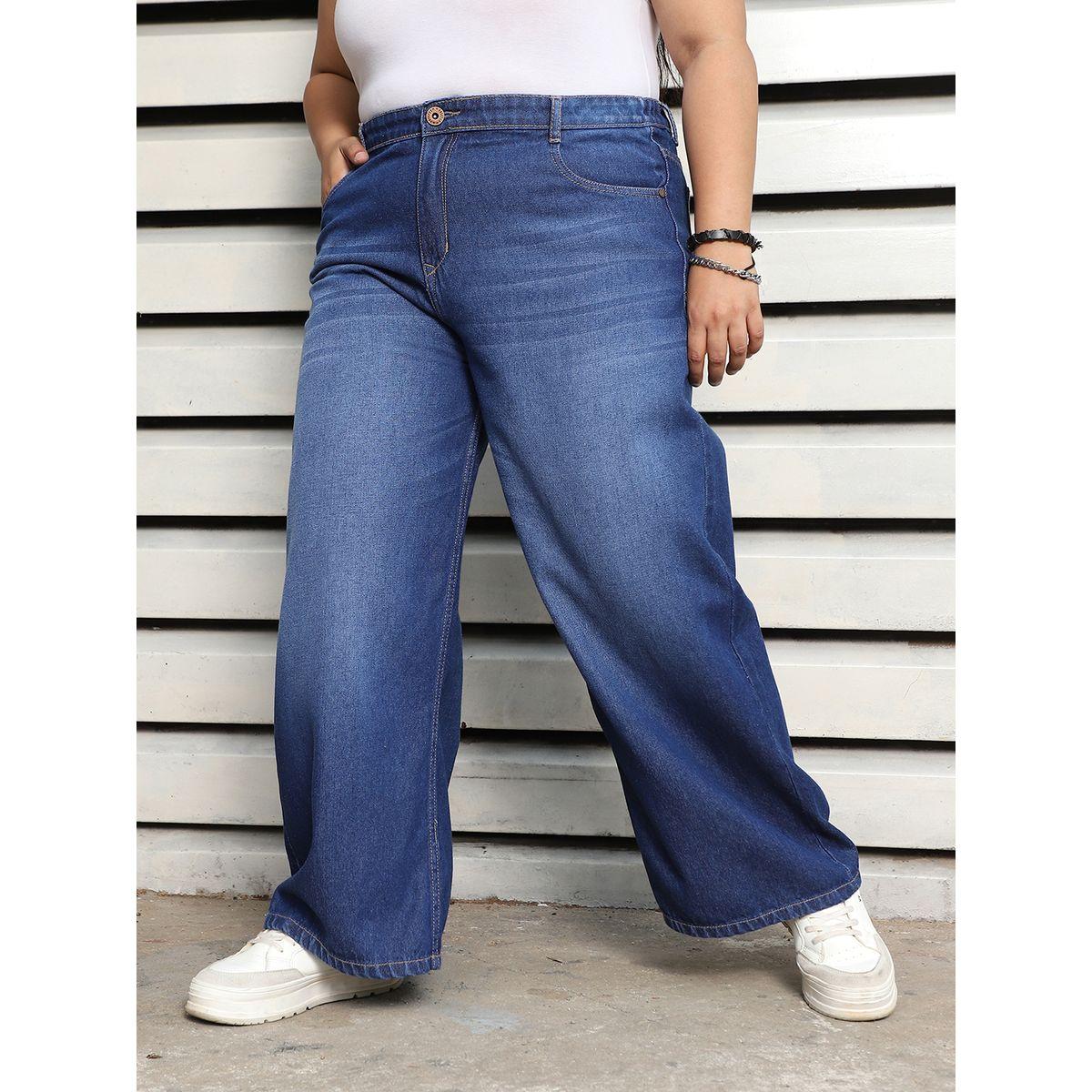 High Star X Styli  Plus Size Wide Leg High Rise Jeans-women-clothing-bottoms-jeans-image-3