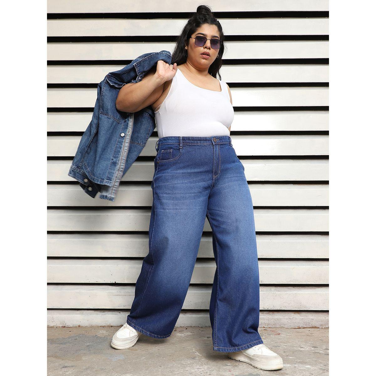 جينز بمقاس كبير وأرجل واسعة هاي ستار × ستايلي-women-clothing-bottoms-jeans-image-6