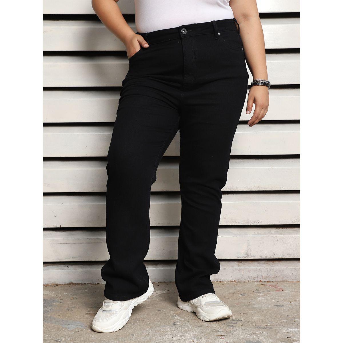 High Star X Styli  Plus Size High Rise Slim Fit Jeans-women-clothing-bottoms-jeans-image-1