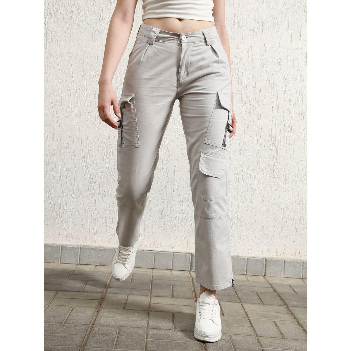 Hubberholme X Styli  Mid Rise Regular Fit Cargo Pants-women-clothing-bottoms-trousers-image-2