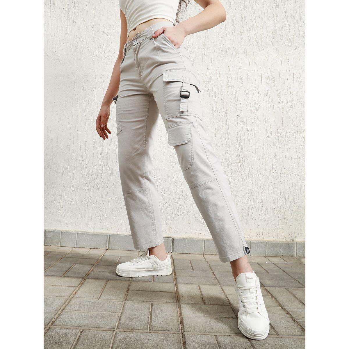 Hubberholme X Styli  Mid Rise Regular Fit Cargo Pants-women-clothing-bottoms-trousers-image-3