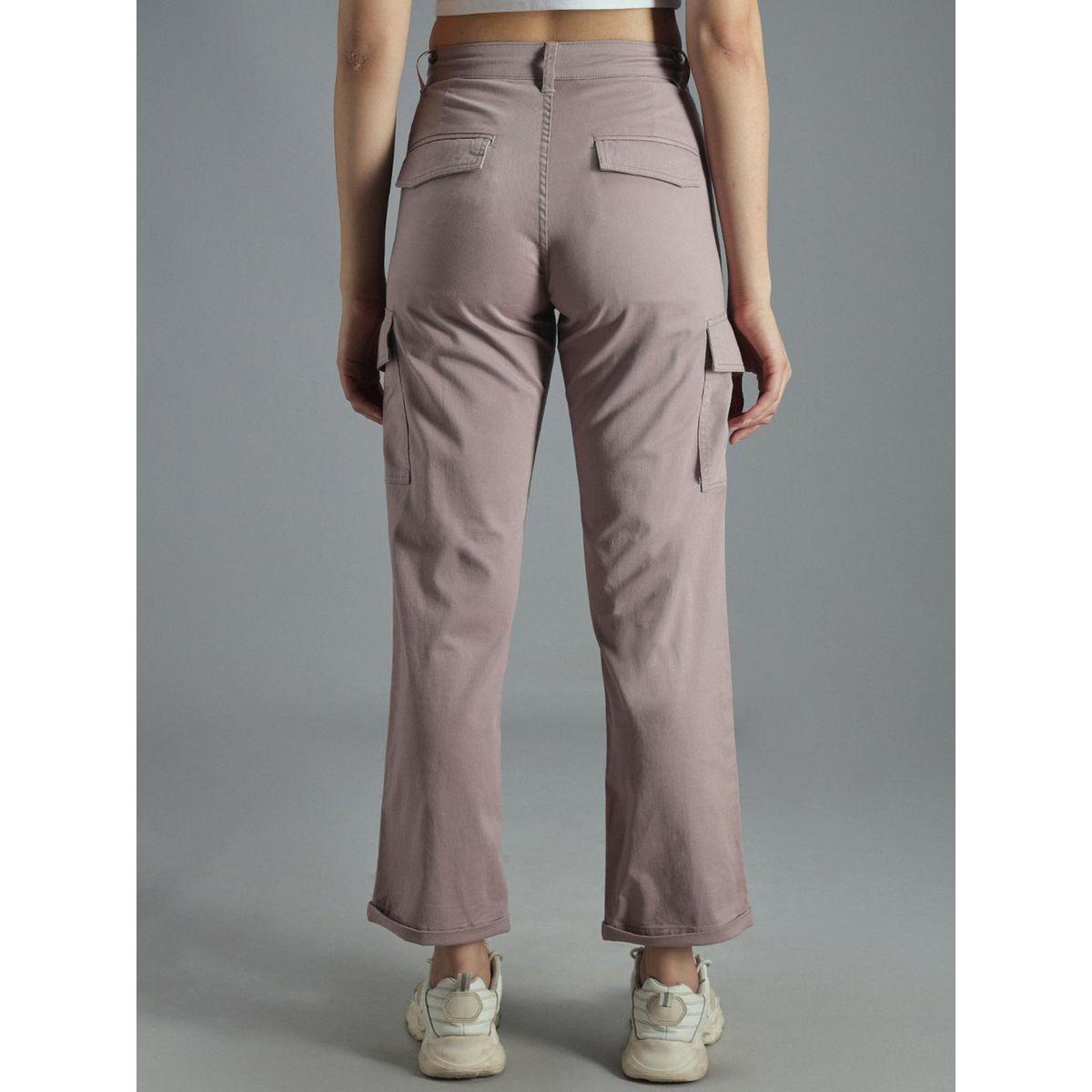 High Star X Styli  High Rise Straight Fit Cropped Cargo Trousers-women-clothing-bottoms-trousers-image-3
