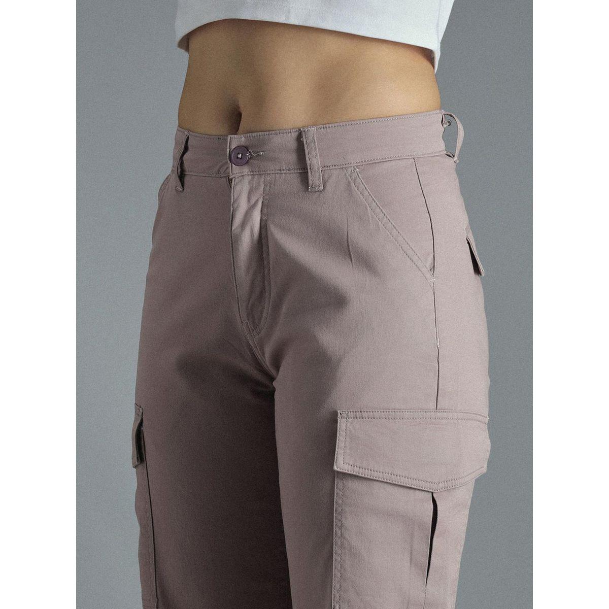 High Star X Styli  High Rise Straight Fit Cropped Cargo Trousers-women-clothing-bottoms-trousers-image-4