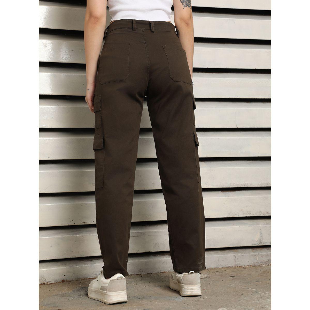 High Star X Styli  High Rise Straight Fit Cargo Trousers-women-clothing-bottoms-trousers-image-3