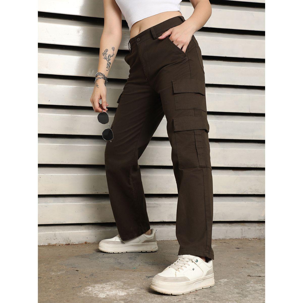 High Star X Styli  High Rise Straight Fit Cargo Trousers-women-clothing-bottoms-trousers-image-6