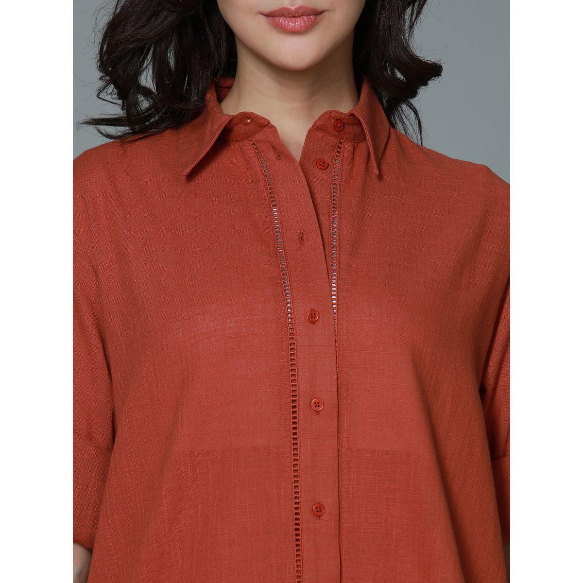 High Star X Styli  Classic Oversized Spread Collar Casual Shirt-women-clothing-shirtsandblouses-shirts-image-4