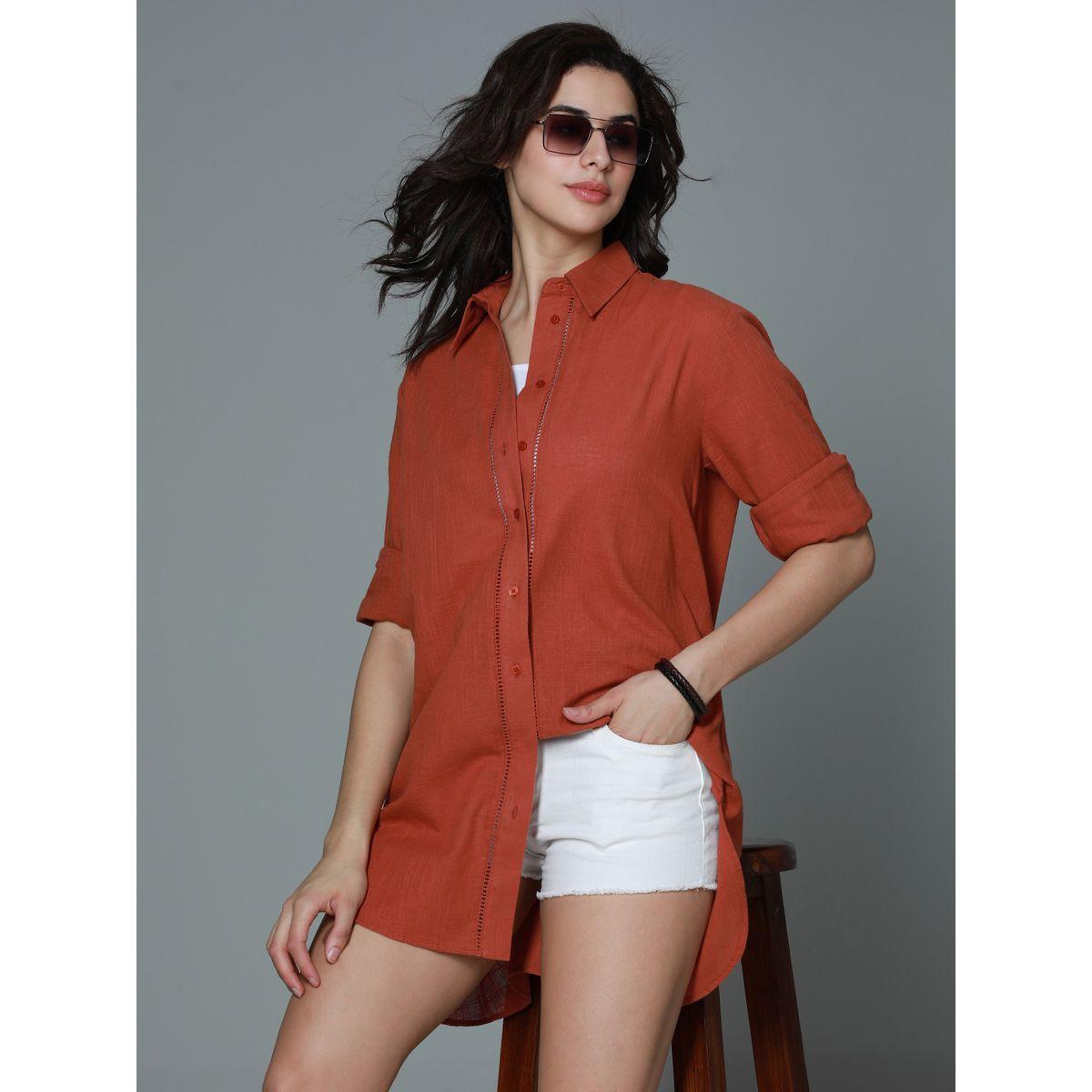High Star X Styli  Classic Oversized Spread Collar Casual Shirt-women-clothing-shirtsandblouses-shirts-image-6