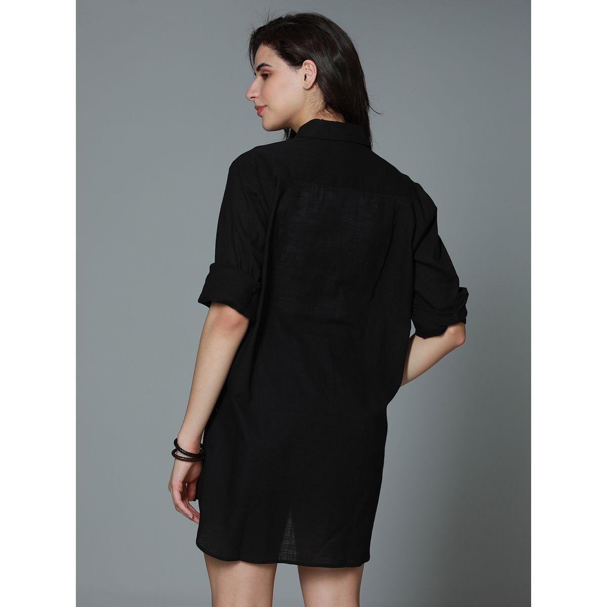 High Star X Styli  Classic Oversized Spread Collar Casual Shirt-women-clothing-shirtsandblouses-shirts-image-1