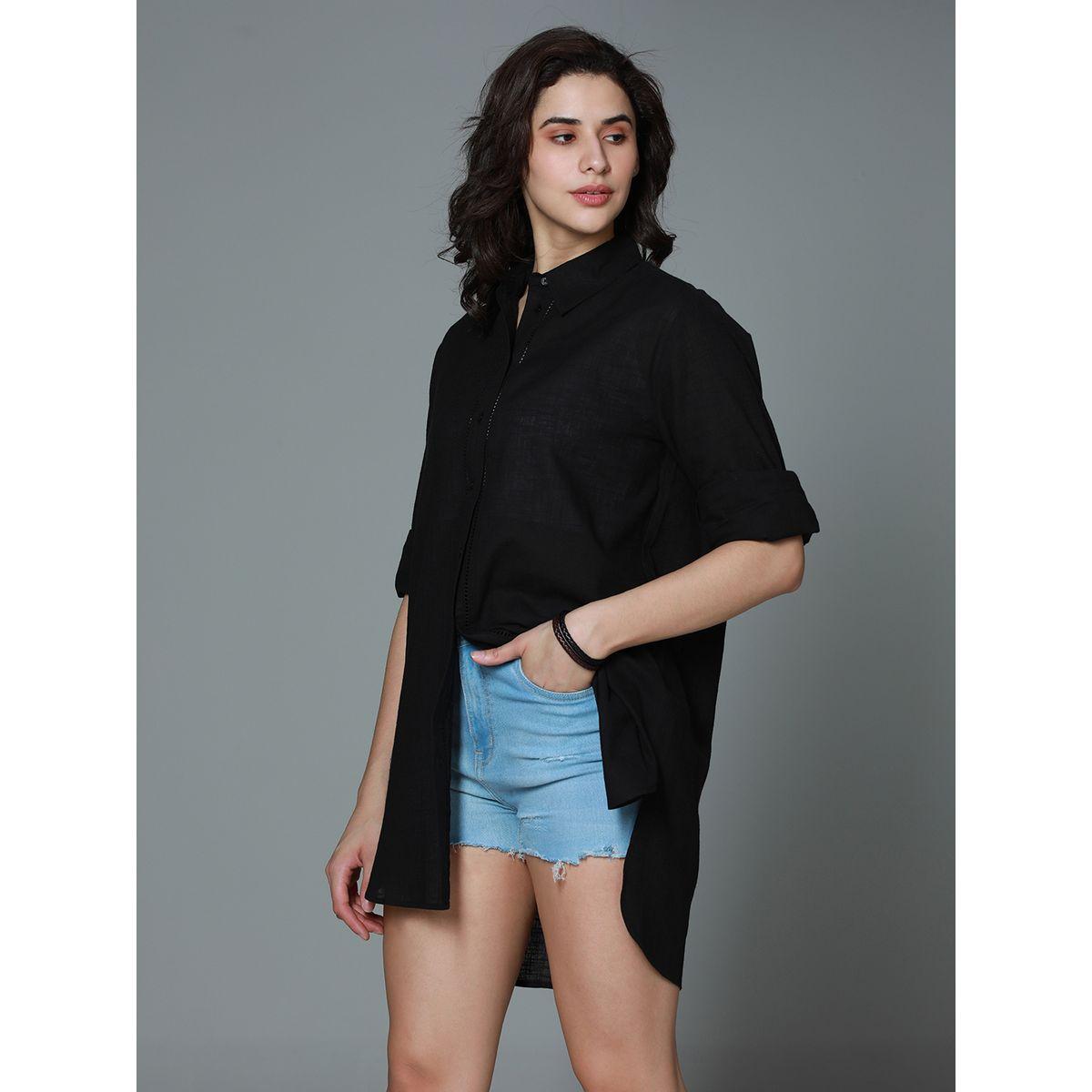 High Star X Styli  Classic Oversized Spread Collar Casual Shirt-women-clothing-shirtsandblouses-shirts-image-3